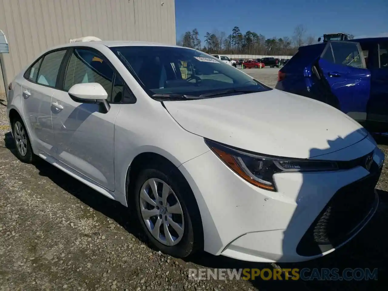 1 Photograph of a damaged car 5YFEPMAE9NP284647 TOYOTA COROLLA 2022