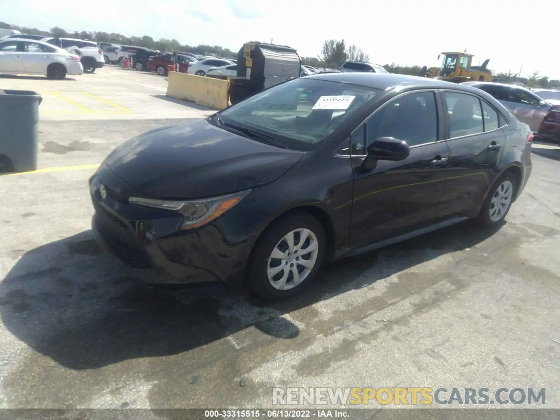 2 Photograph of a damaged car 5YFEPMAE9NP285068 TOYOTA COROLLA 2022