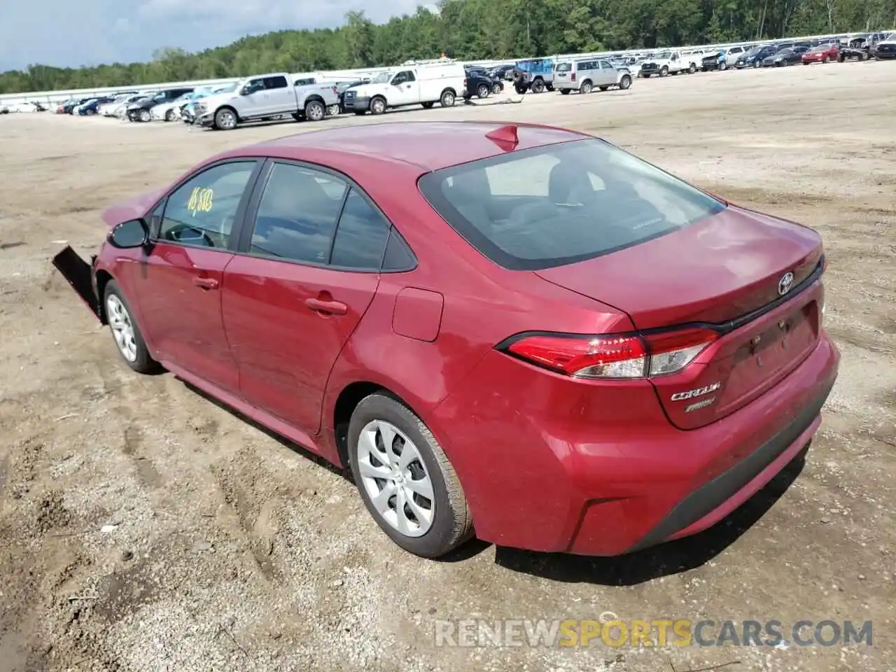 3 Photograph of a damaged car 5YFEPMAE9NP286902 TOYOTA COROLLA 2022