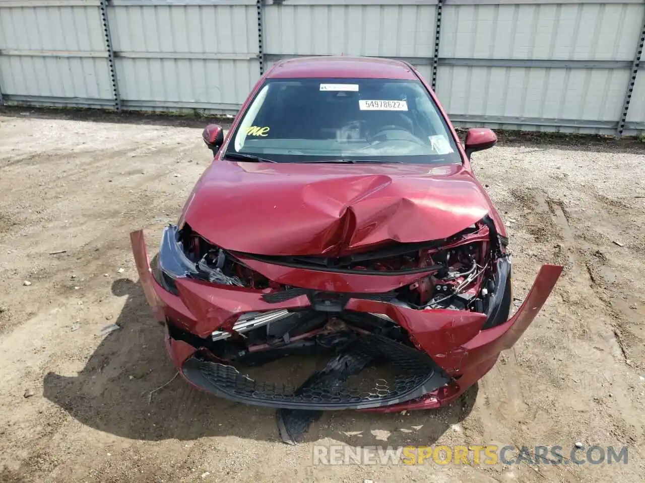 9 Photograph of a damaged car 5YFEPMAE9NP286902 TOYOTA COROLLA 2022