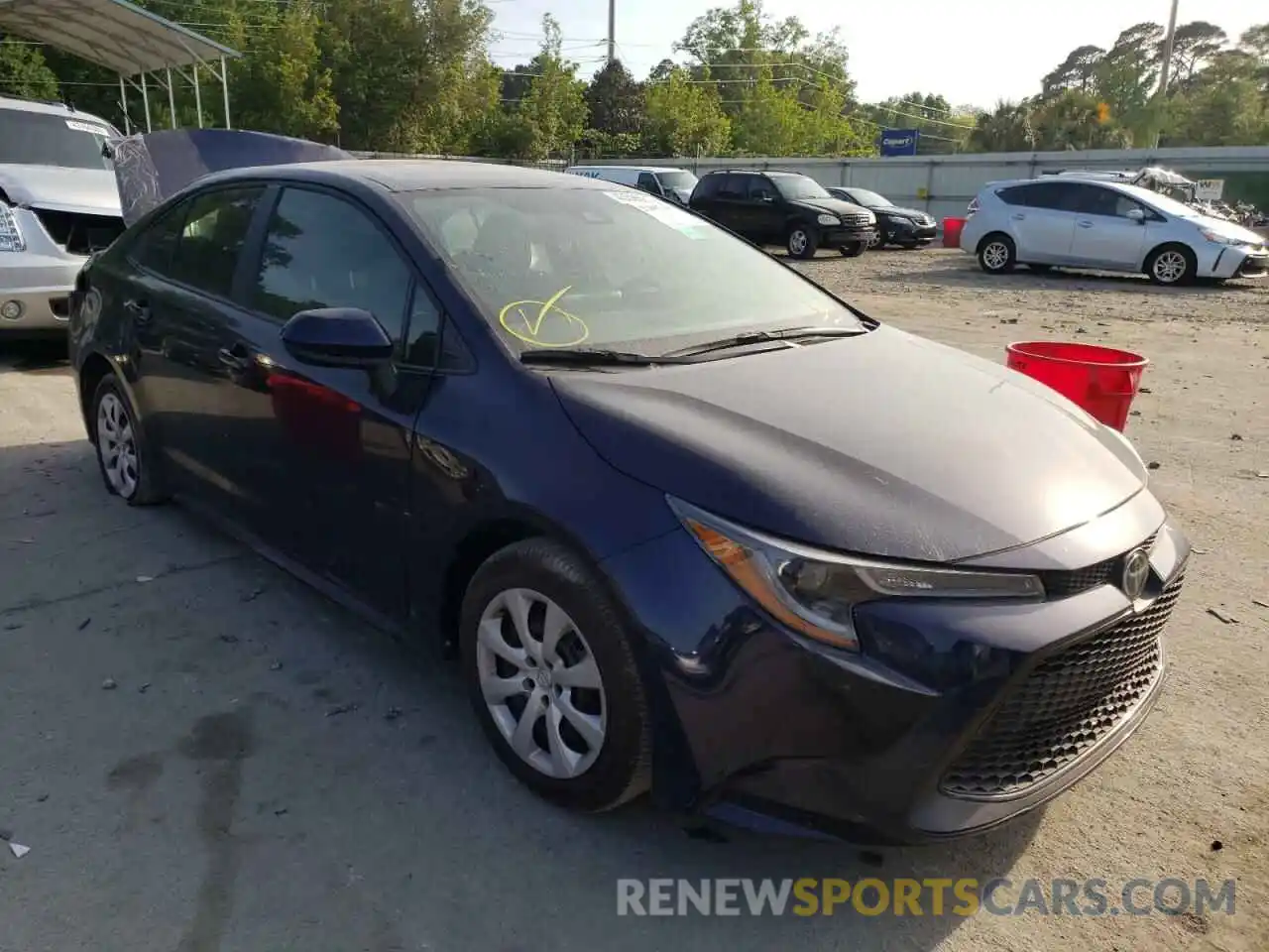 1 Photograph of a damaged car 5YFEPMAE9NP287449 TOYOTA COROLLA 2022