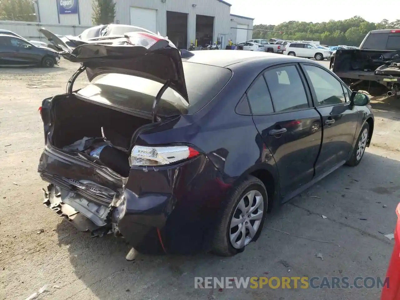 4 Photograph of a damaged car 5YFEPMAE9NP287449 TOYOTA COROLLA 2022