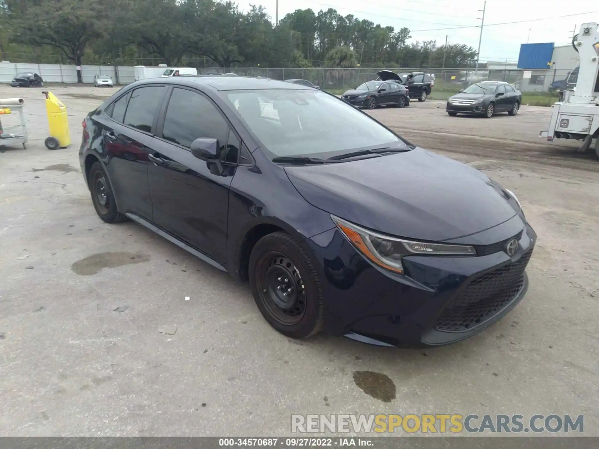 1 Photograph of a damaged car 5YFEPMAE9NP291596 TOYOTA COROLLA 2022