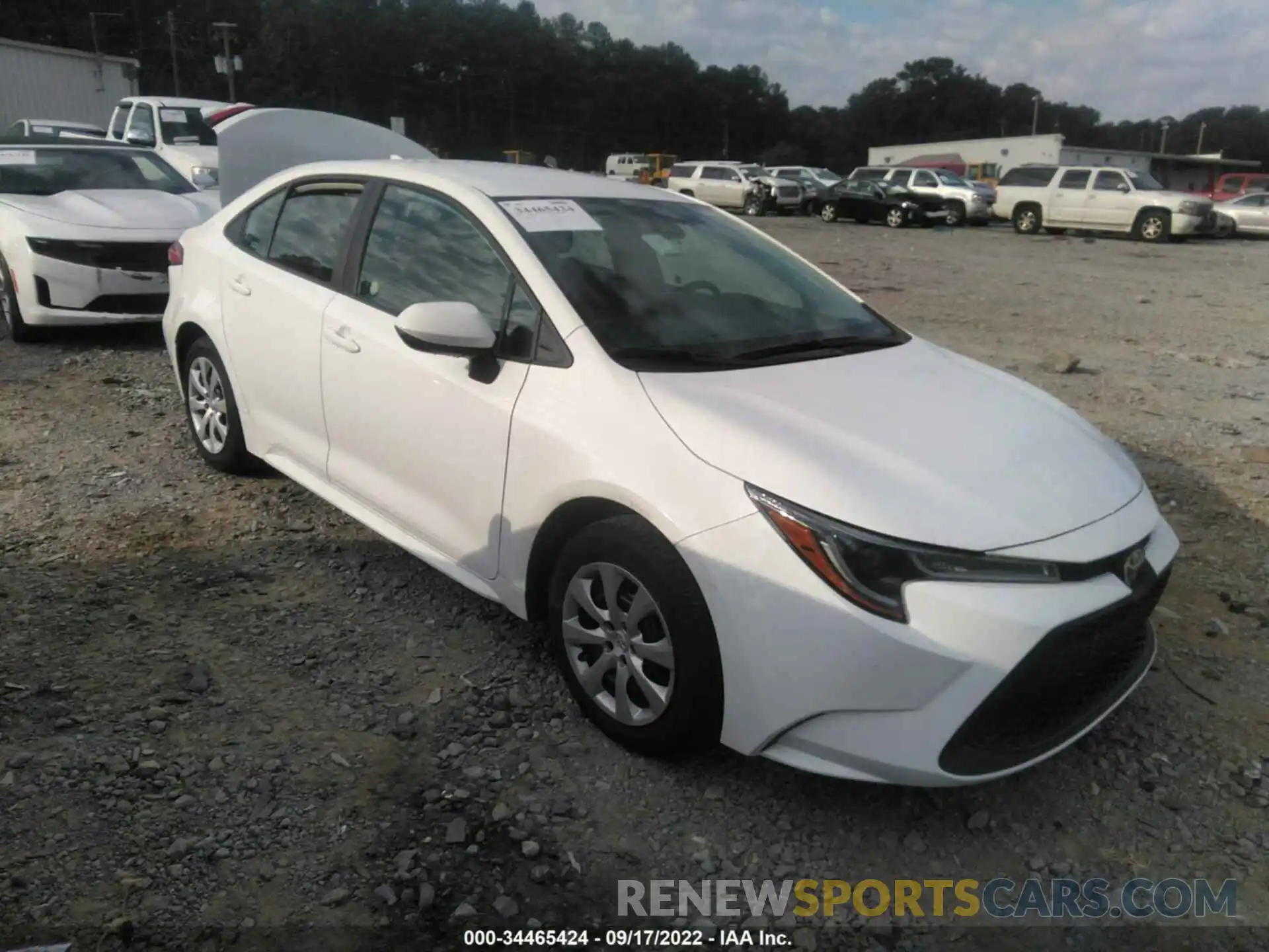 1 Photograph of a damaged car 5YFEPMAE9NP292232 TOYOTA COROLLA 2022