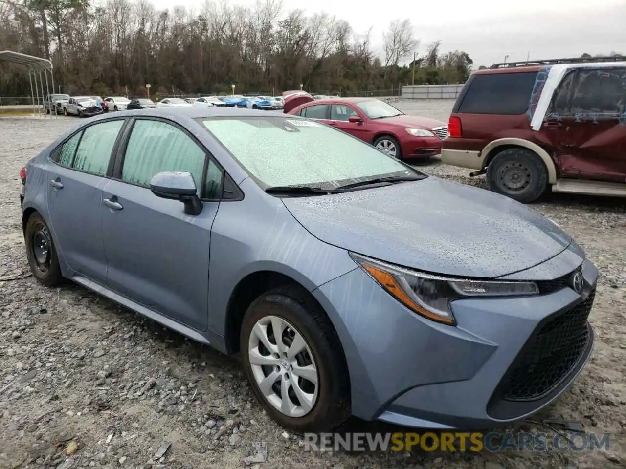 1 Photograph of a damaged car 5YFEPMAE9NP293218 TOYOTA COROLLA 2022