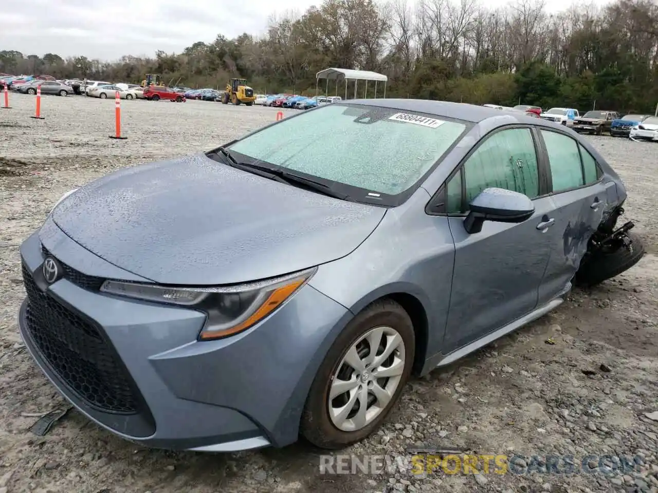 2 Photograph of a damaged car 5YFEPMAE9NP293218 TOYOTA COROLLA 2022