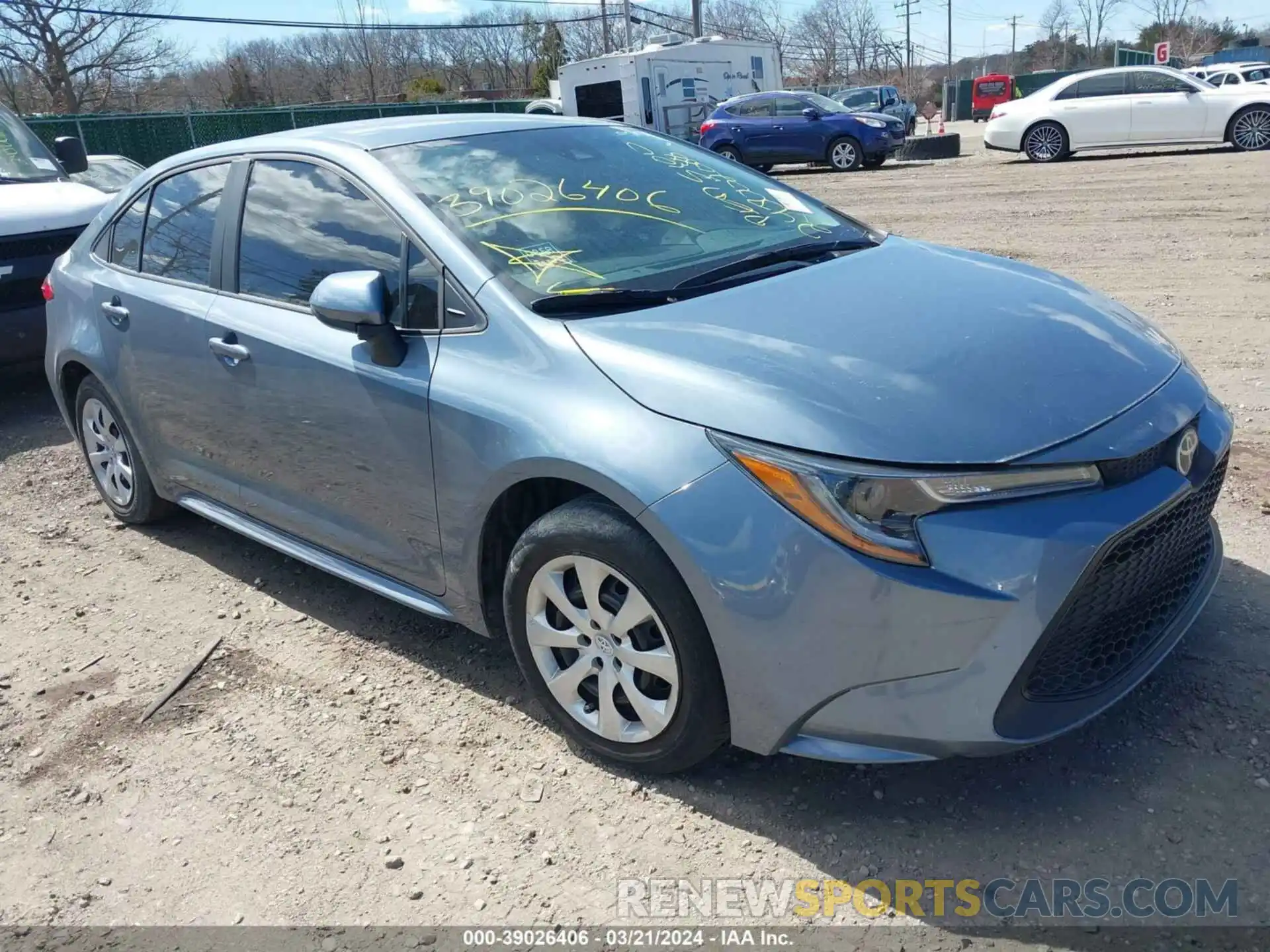 1 Photograph of a damaged car 5YFEPMAE9NP296555 TOYOTA COROLLA 2022