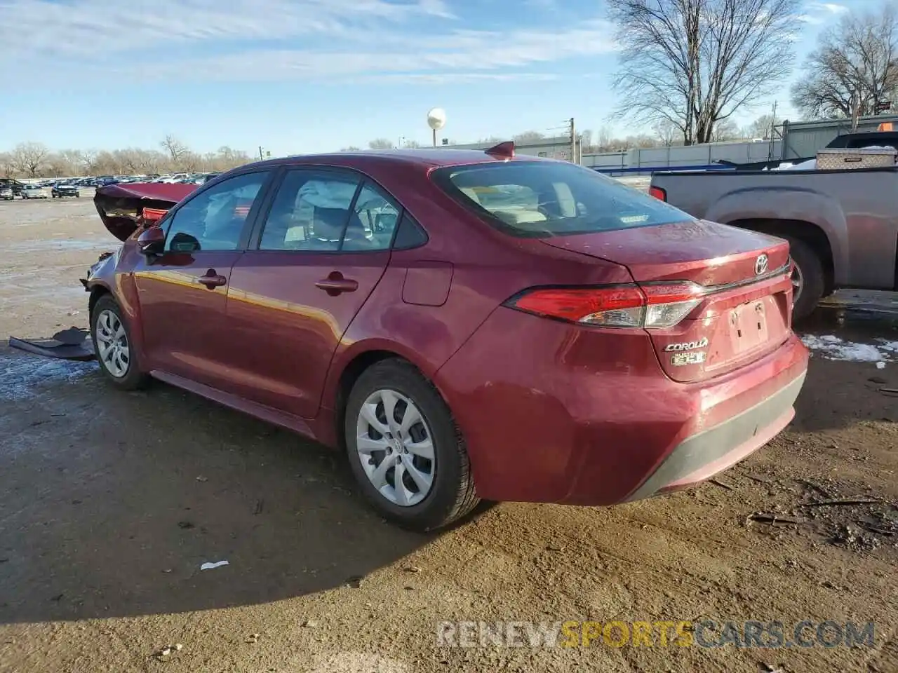 2 Photograph of a damaged car 5YFEPMAE9NP298712 TOYOTA COROLLA 2022