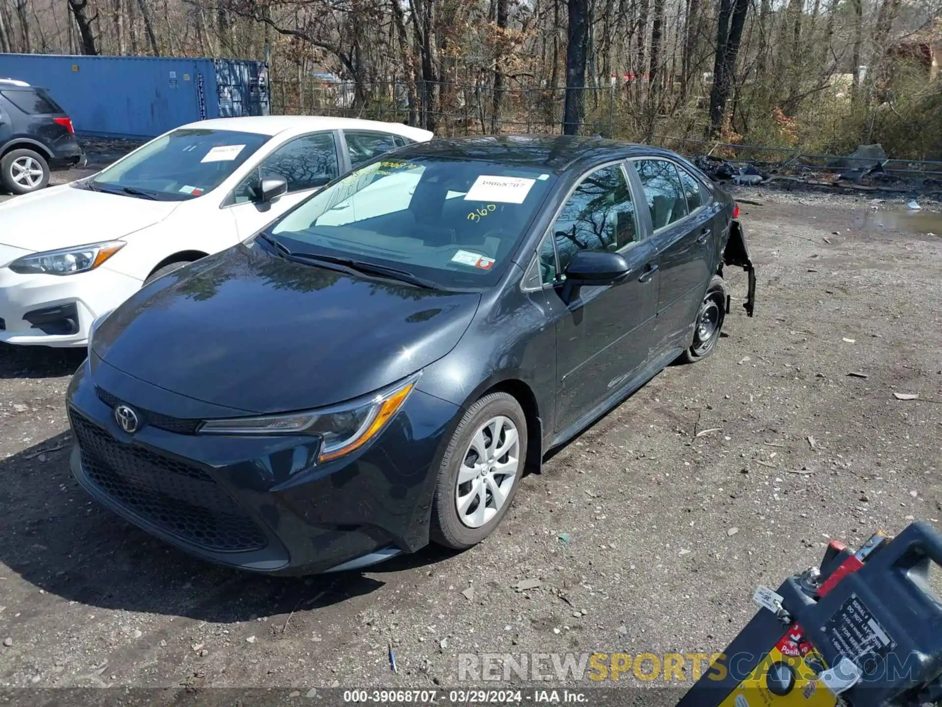 2 Photograph of a damaged car 5YFEPMAE9NP309143 TOYOTA COROLLA 2022