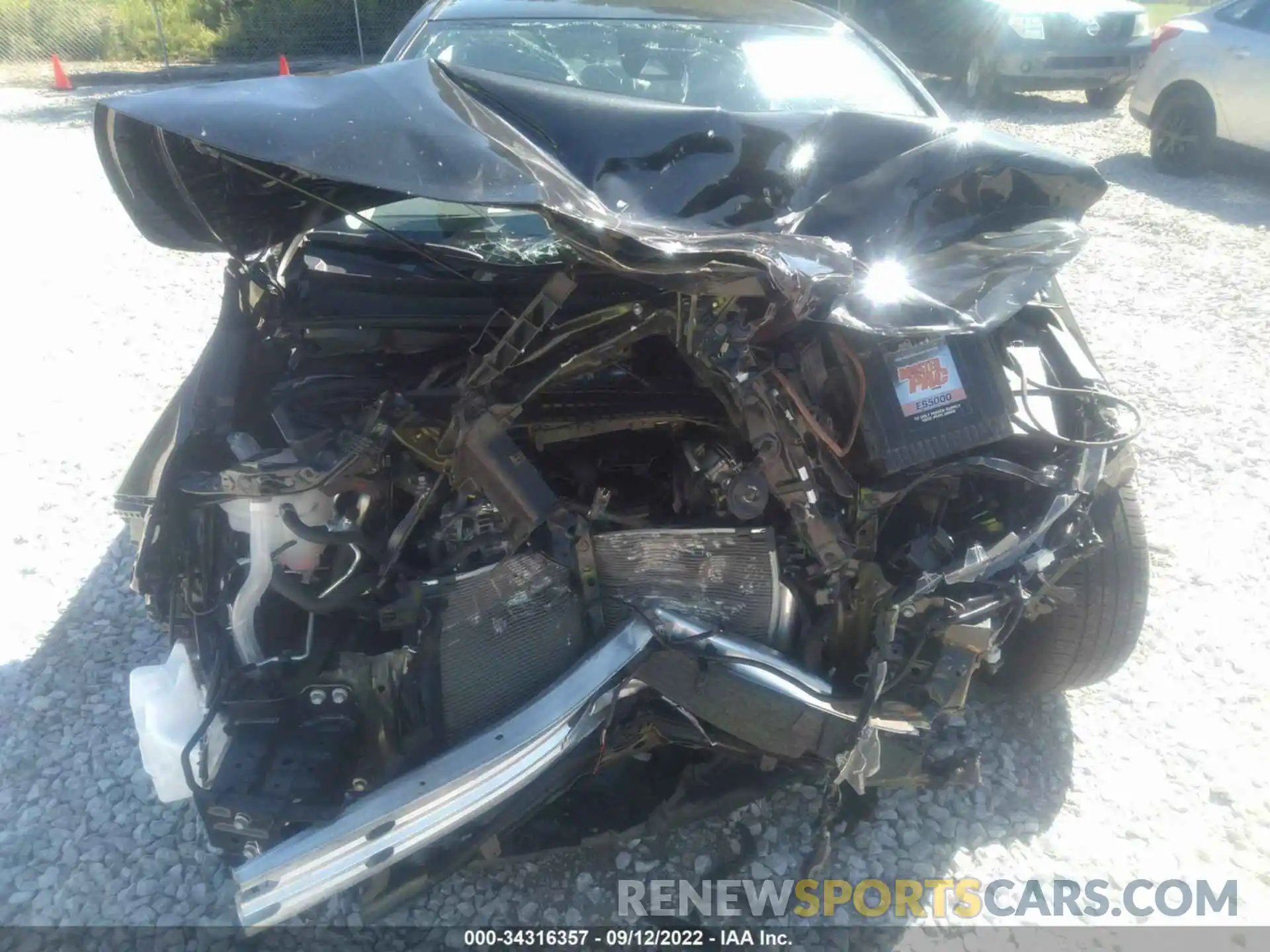 6 Photograph of a damaged car 5YFEPMAE9NP314357 TOYOTA COROLLA 2022