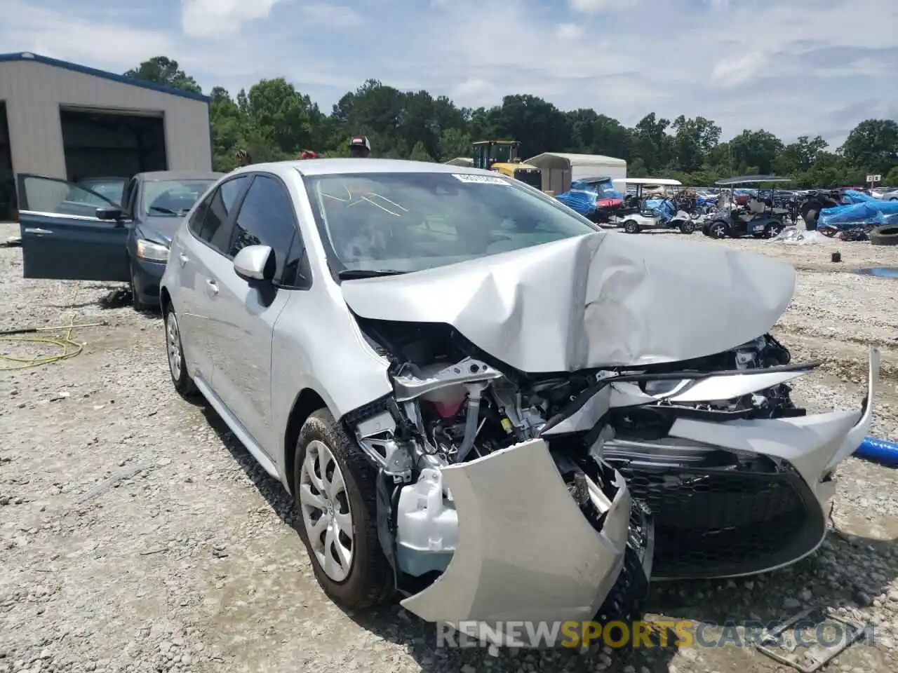 1 Photograph of a damaged car 5YFEPMAE9NP320899 TOYOTA COROLLA 2022