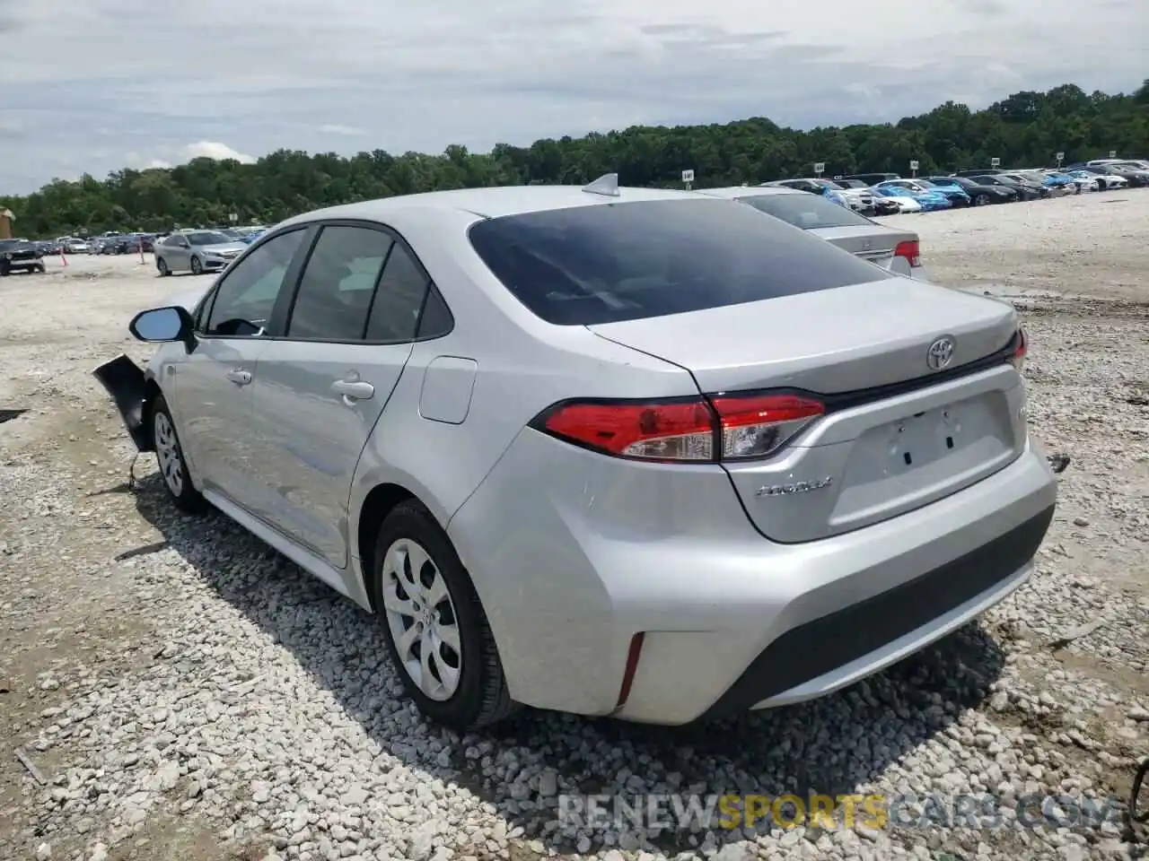 3 Photograph of a damaged car 5YFEPMAE9NP320899 TOYOTA COROLLA 2022