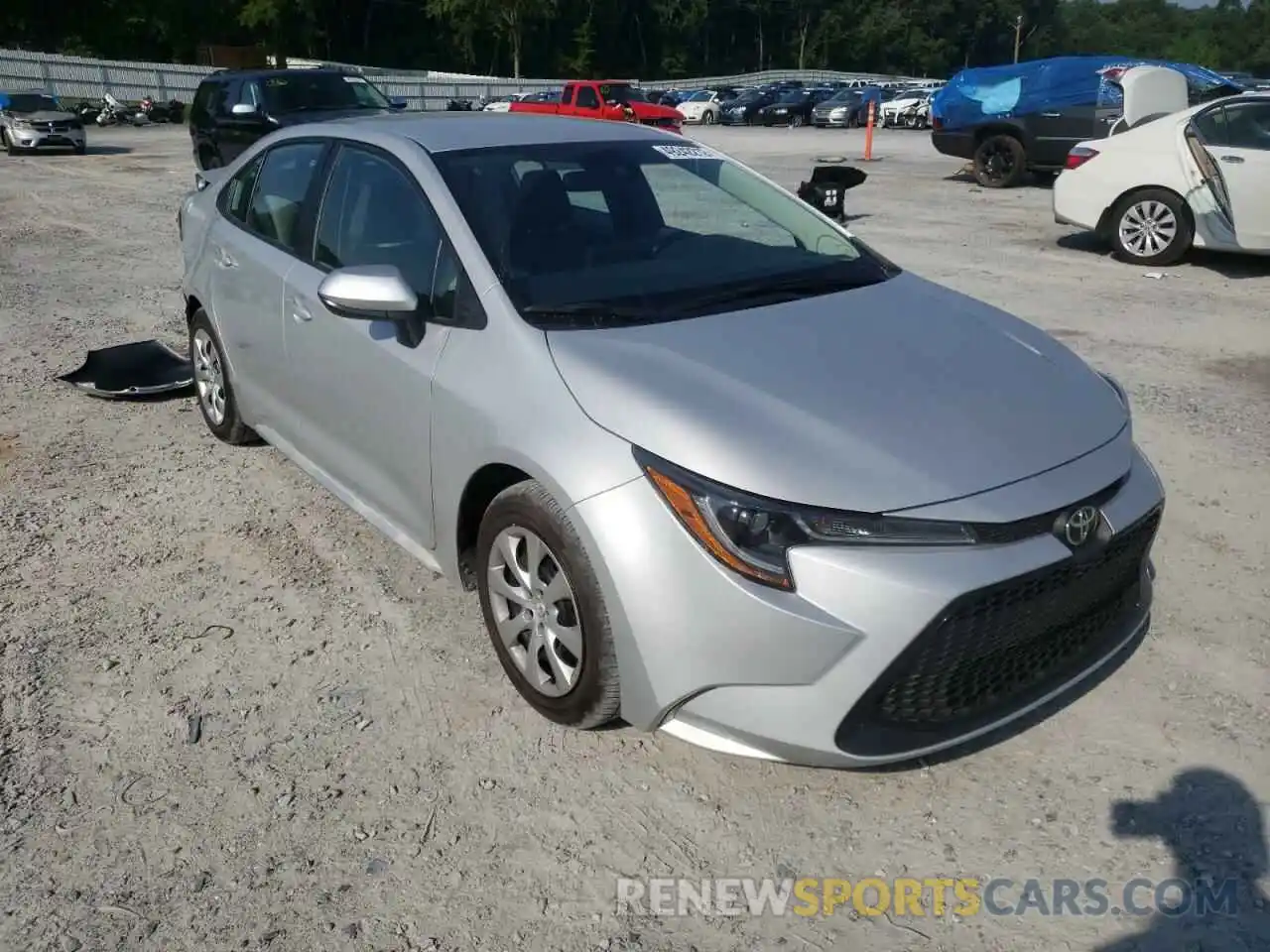 1 Photograph of a damaged car 5YFEPMAE9NP323642 TOYOTA COROLLA 2022