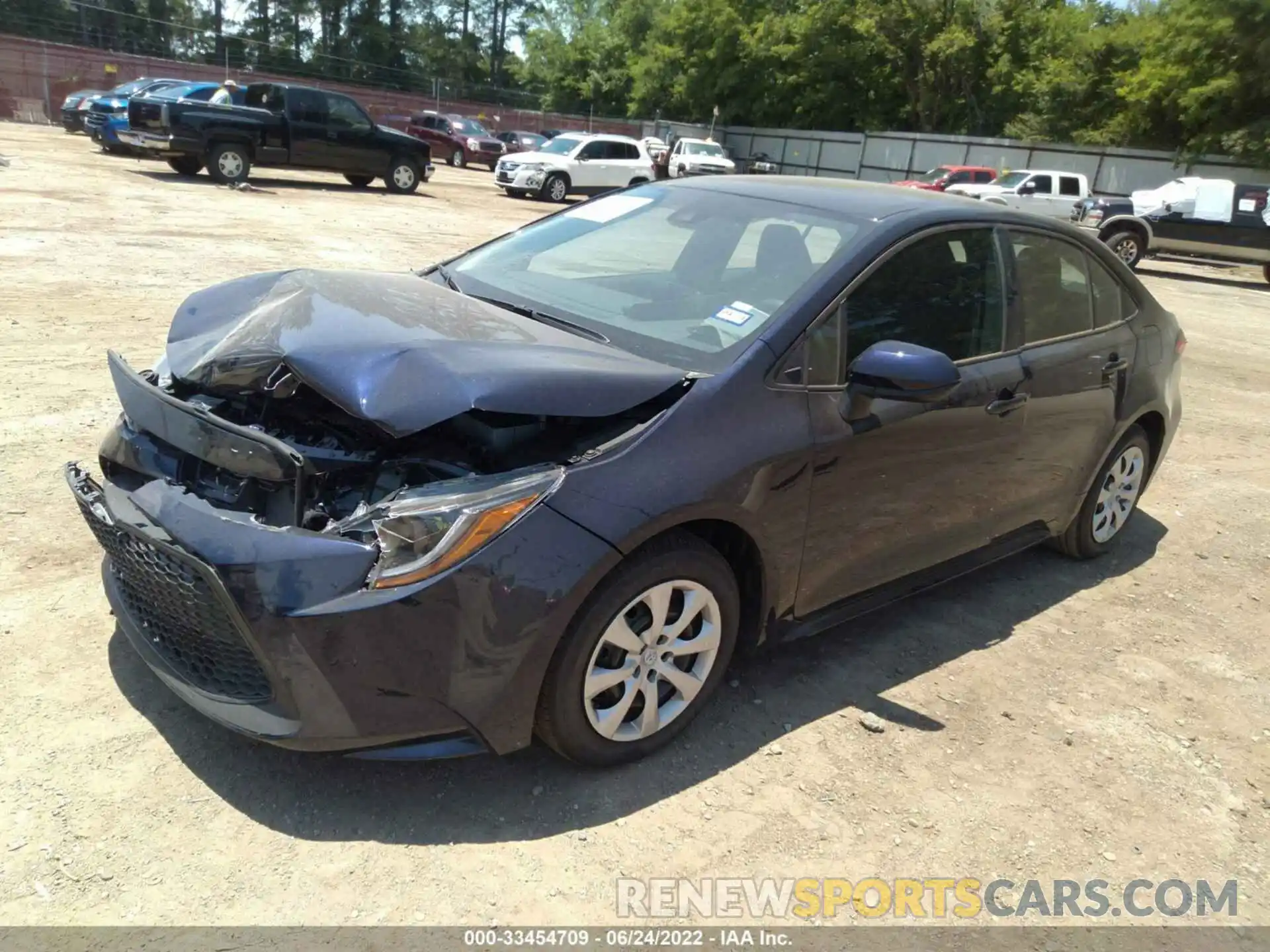 2 Photograph of a damaged car 5YFEPMAE9NP325780 TOYOTA COROLLA 2022