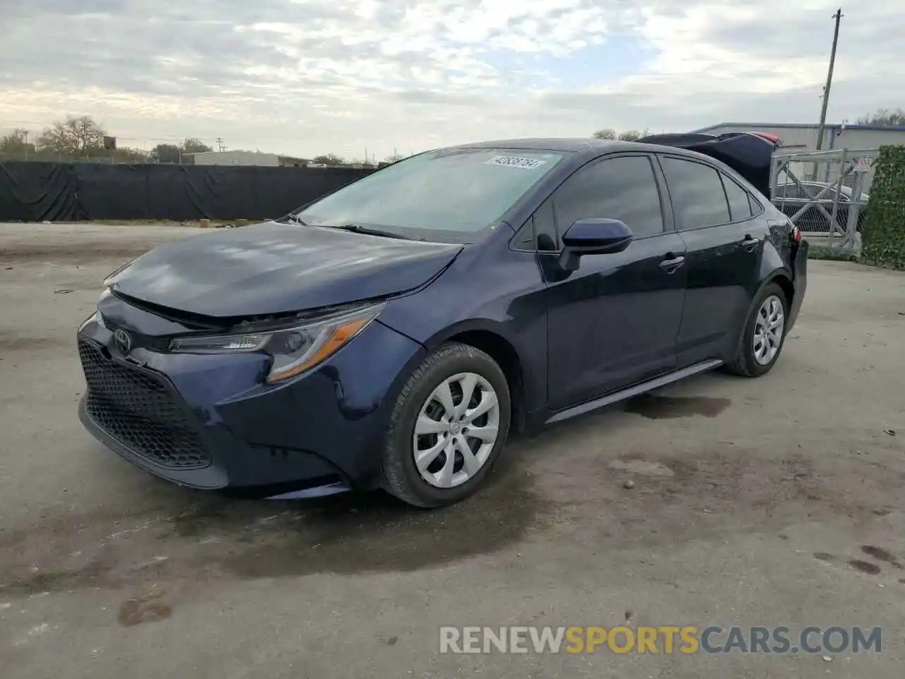 1 Photograph of a damaged car 5YFEPMAE9NP373490 TOYOTA COROLLA 2022