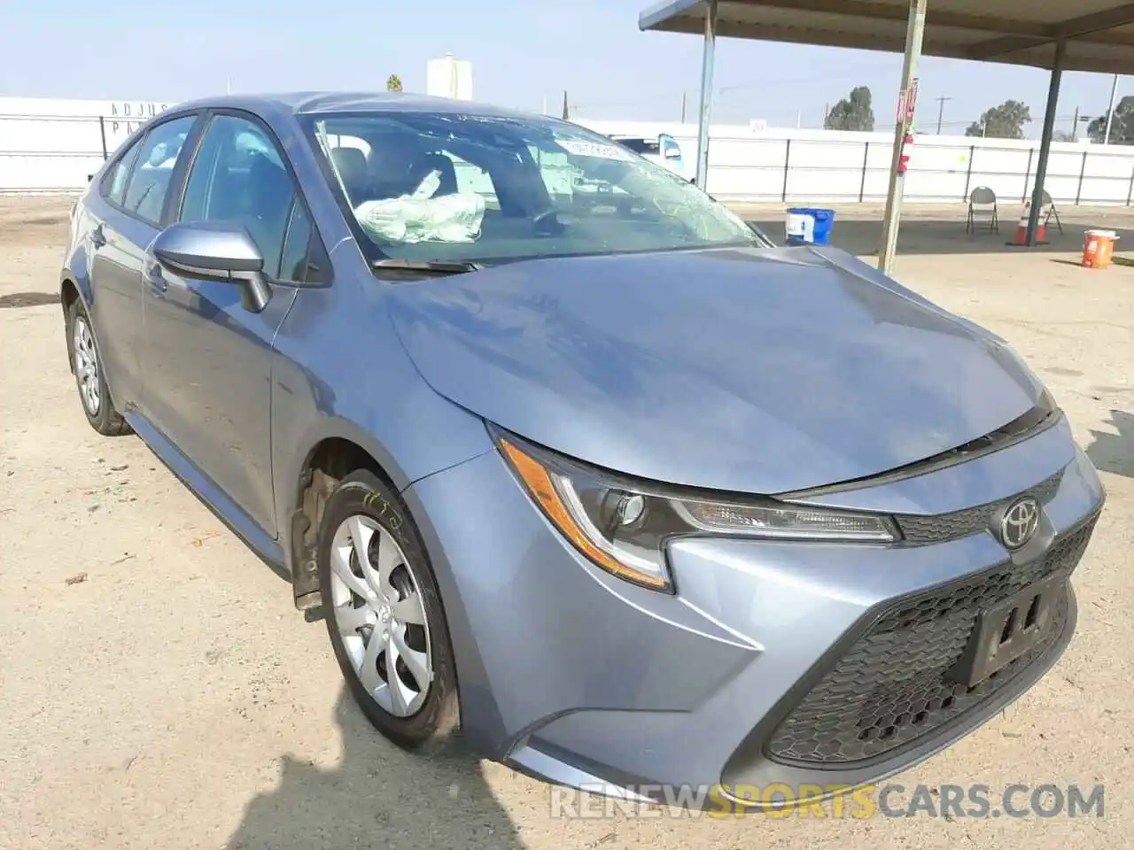 1 Photograph of a damaged car 5YFEPMAEXNP271468 TOYOTA COROLLA 2022