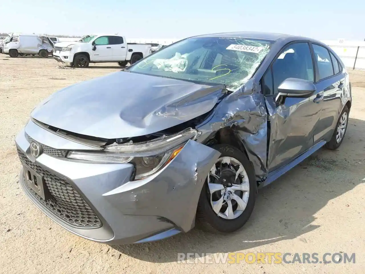 2 Photograph of a damaged car 5YFEPMAEXNP271468 TOYOTA COROLLA 2022