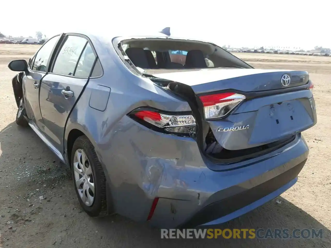 3 Photograph of a damaged car 5YFEPMAEXNP271468 TOYOTA COROLLA 2022