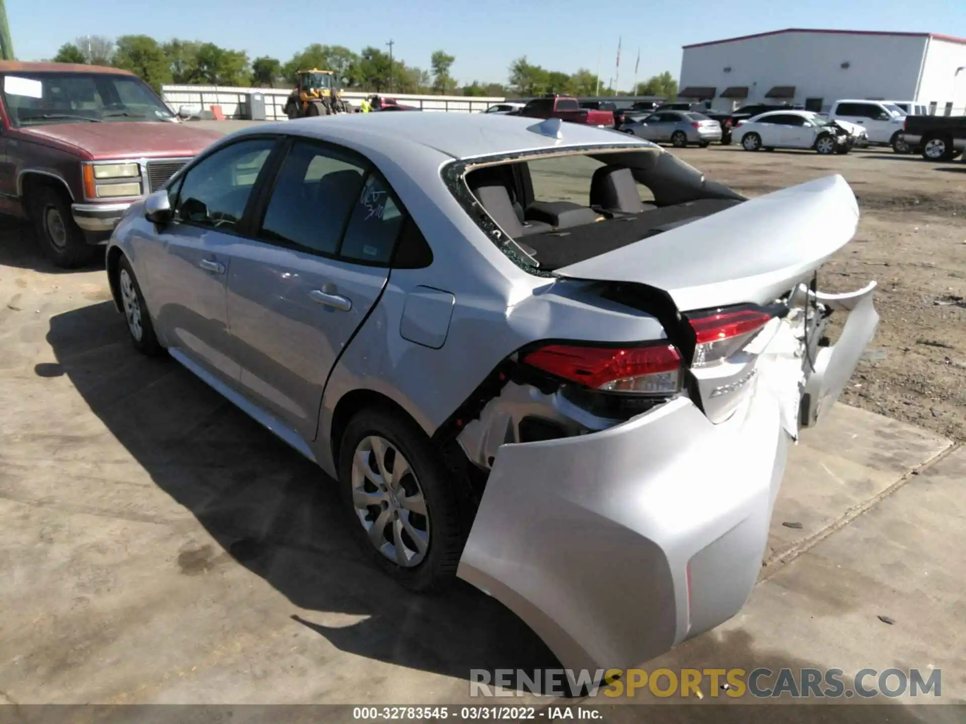 3 Photograph of a damaged car 5YFEPMAEXNP272006 TOYOTA COROLLA 2022