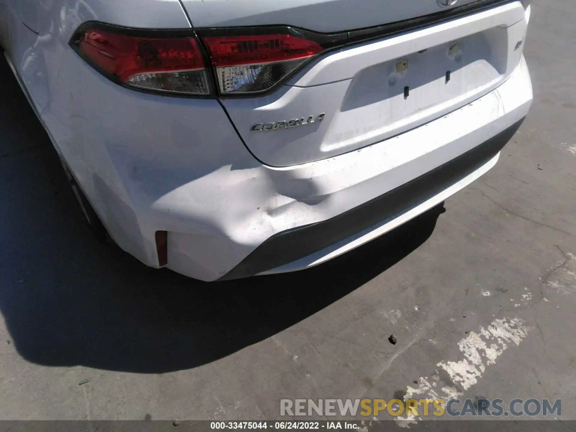 6 Photograph of a damaged car 5YFEPMAEXNP275763 TOYOTA COROLLA 2022