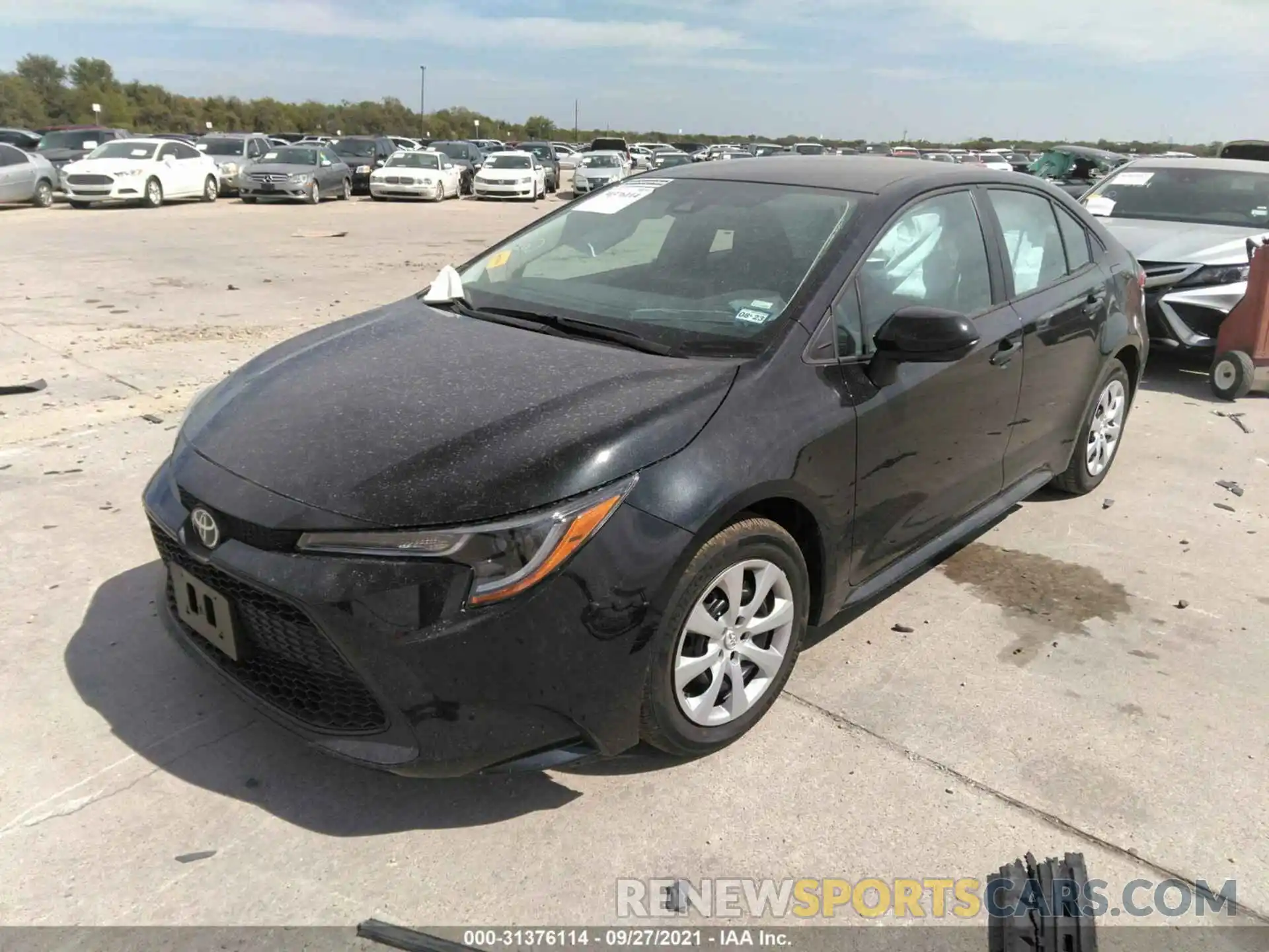 2 Photograph of a damaged car 5YFEPMAEXNP279957 TOYOTA COROLLA 2022