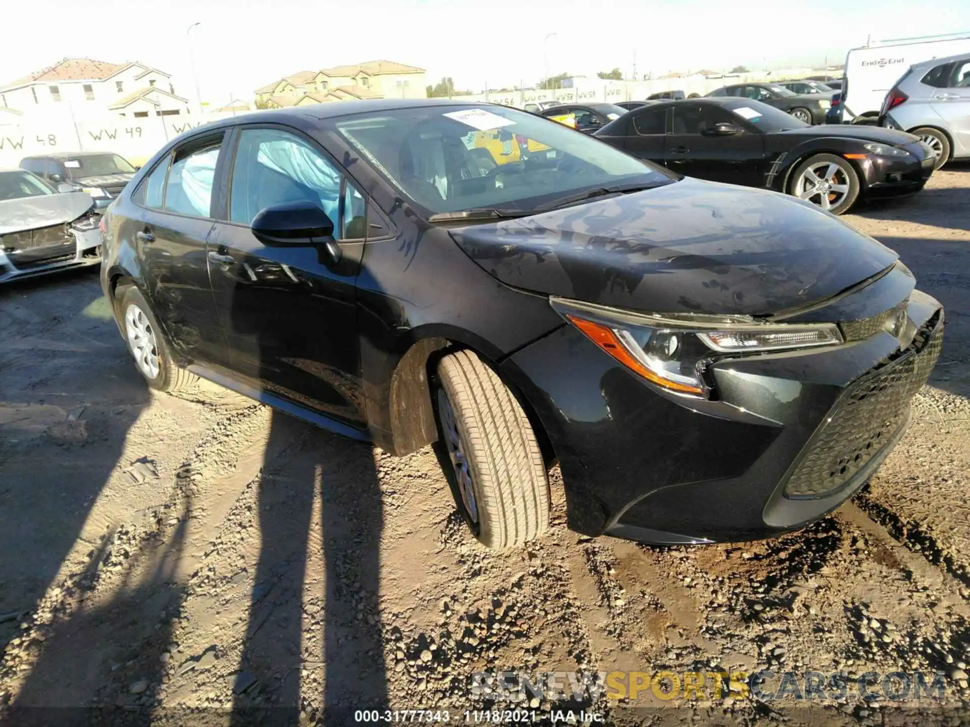 1 Photograph of a damaged car 5YFEPMAEXNP281644 TOYOTA COROLLA 2022