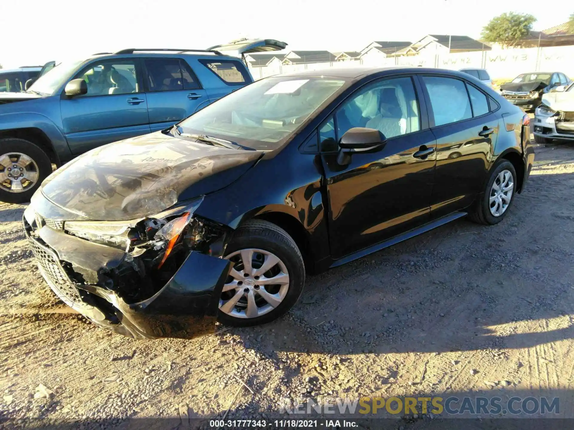 2 Photograph of a damaged car 5YFEPMAEXNP281644 TOYOTA COROLLA 2022