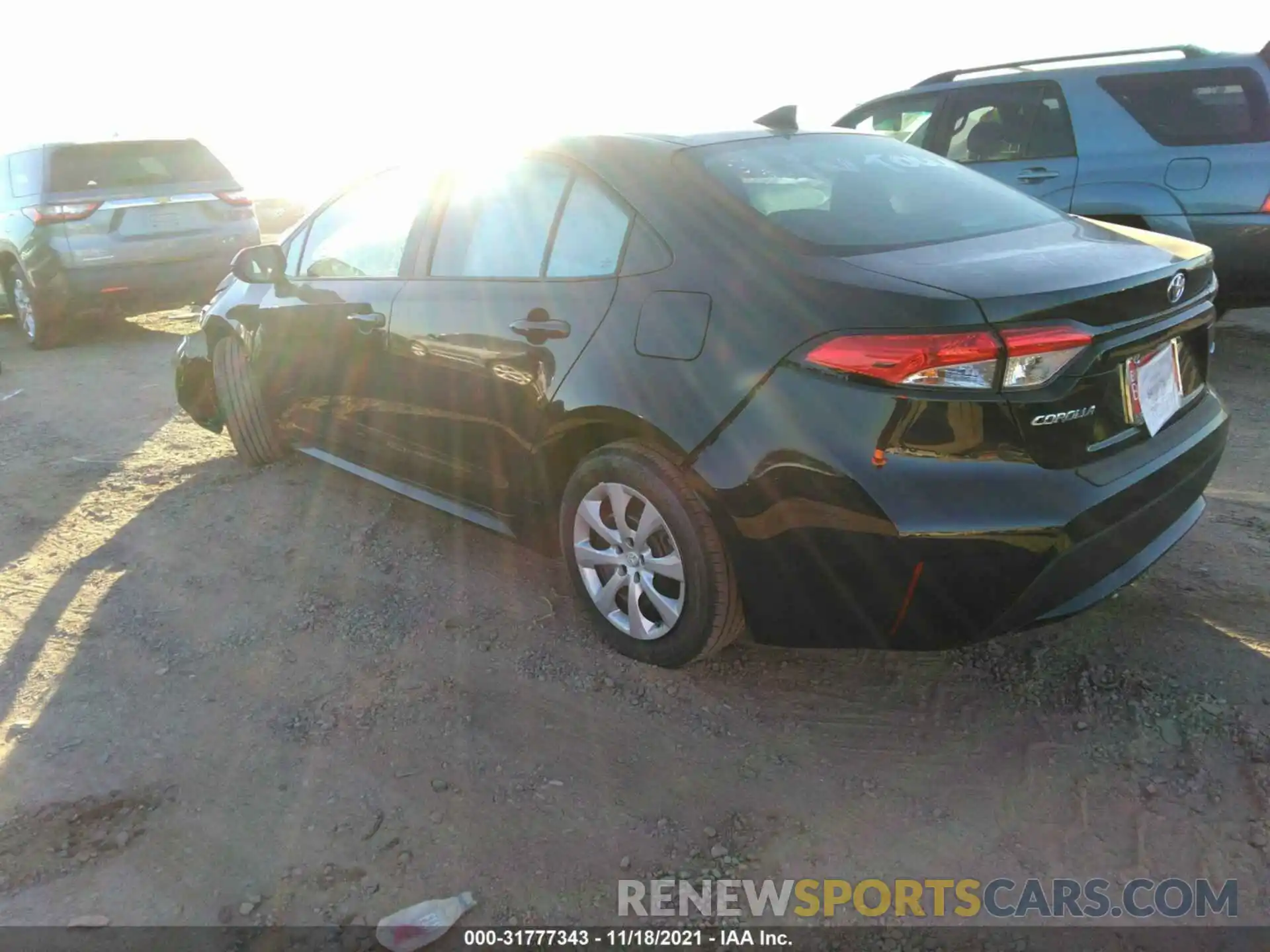 3 Photograph of a damaged car 5YFEPMAEXNP281644 TOYOTA COROLLA 2022