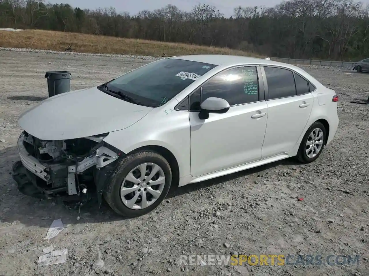 1 Photograph of a damaged car 5YFEPMAEXNP282440 TOYOTA COROLLA 2022