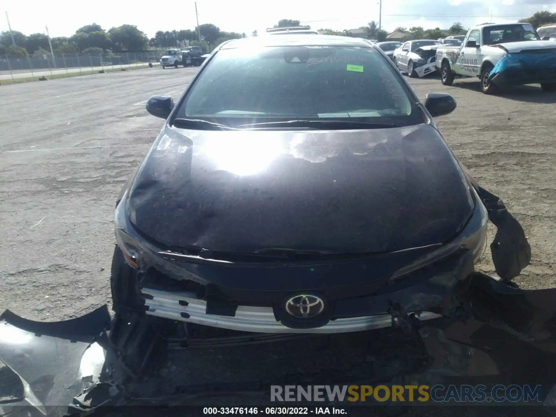 6 Photograph of a damaged car 5YFEPMAEXNP283376 TOYOTA COROLLA 2022