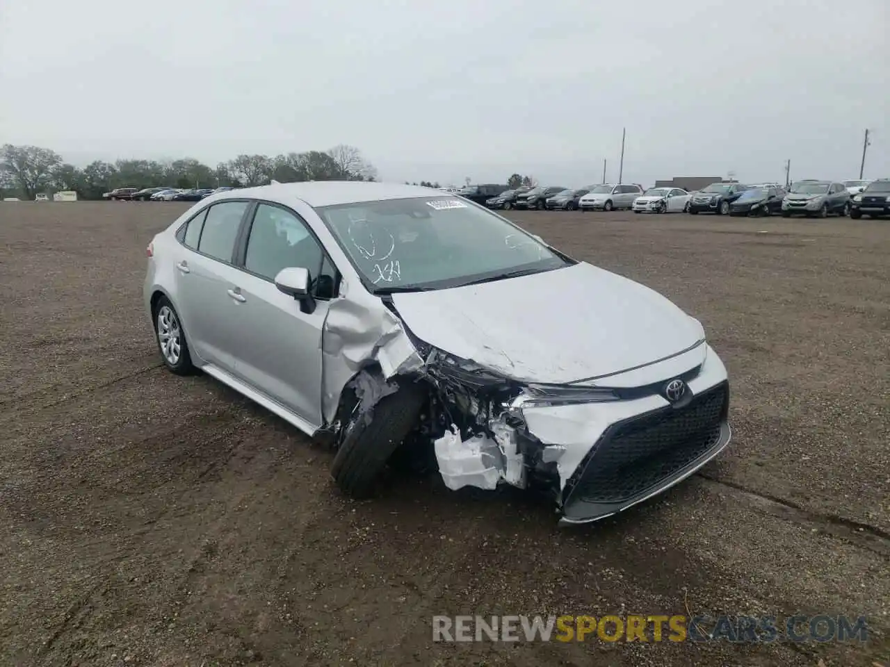 1 Photograph of a damaged car 5YFEPMAEXNP286665 TOYOTA COROLLA 2022