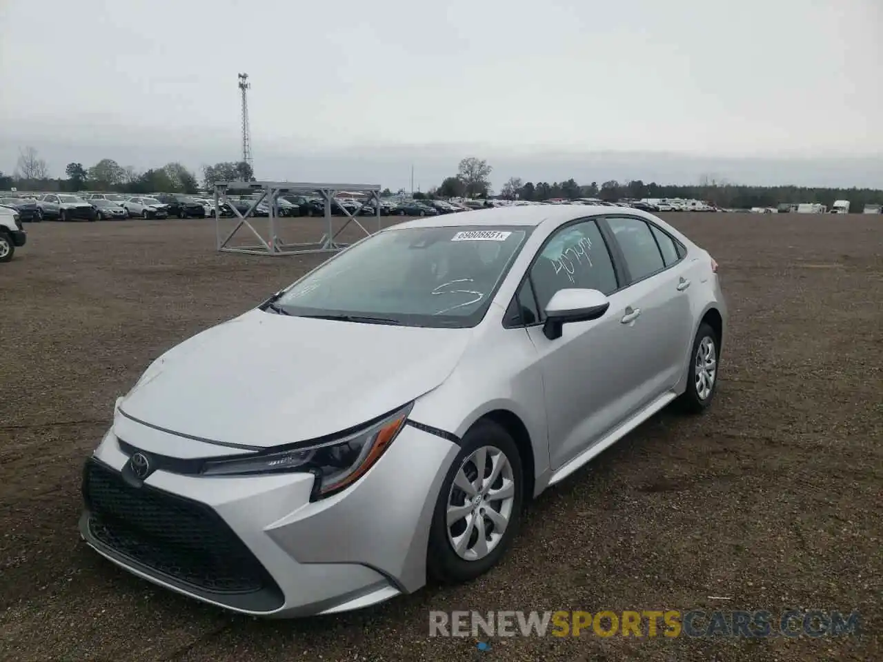 2 Photograph of a damaged car 5YFEPMAEXNP286665 TOYOTA COROLLA 2022