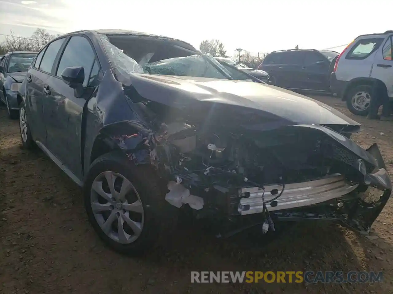 1 Photograph of a damaged car 5YFEPMAEXNP289212 TOYOTA COROLLA 2022