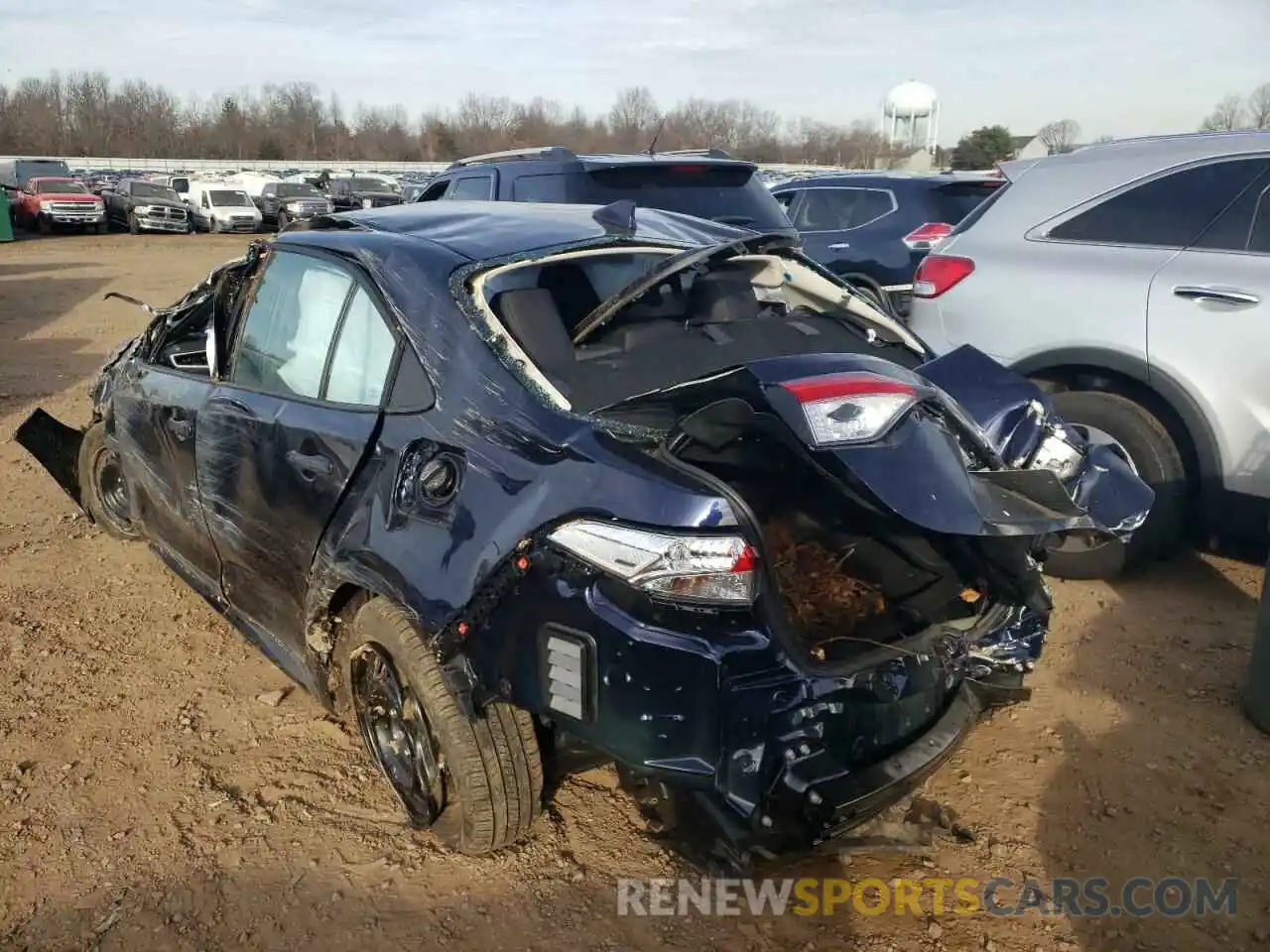 3 Photograph of a damaged car 5YFEPMAEXNP289212 TOYOTA COROLLA 2022