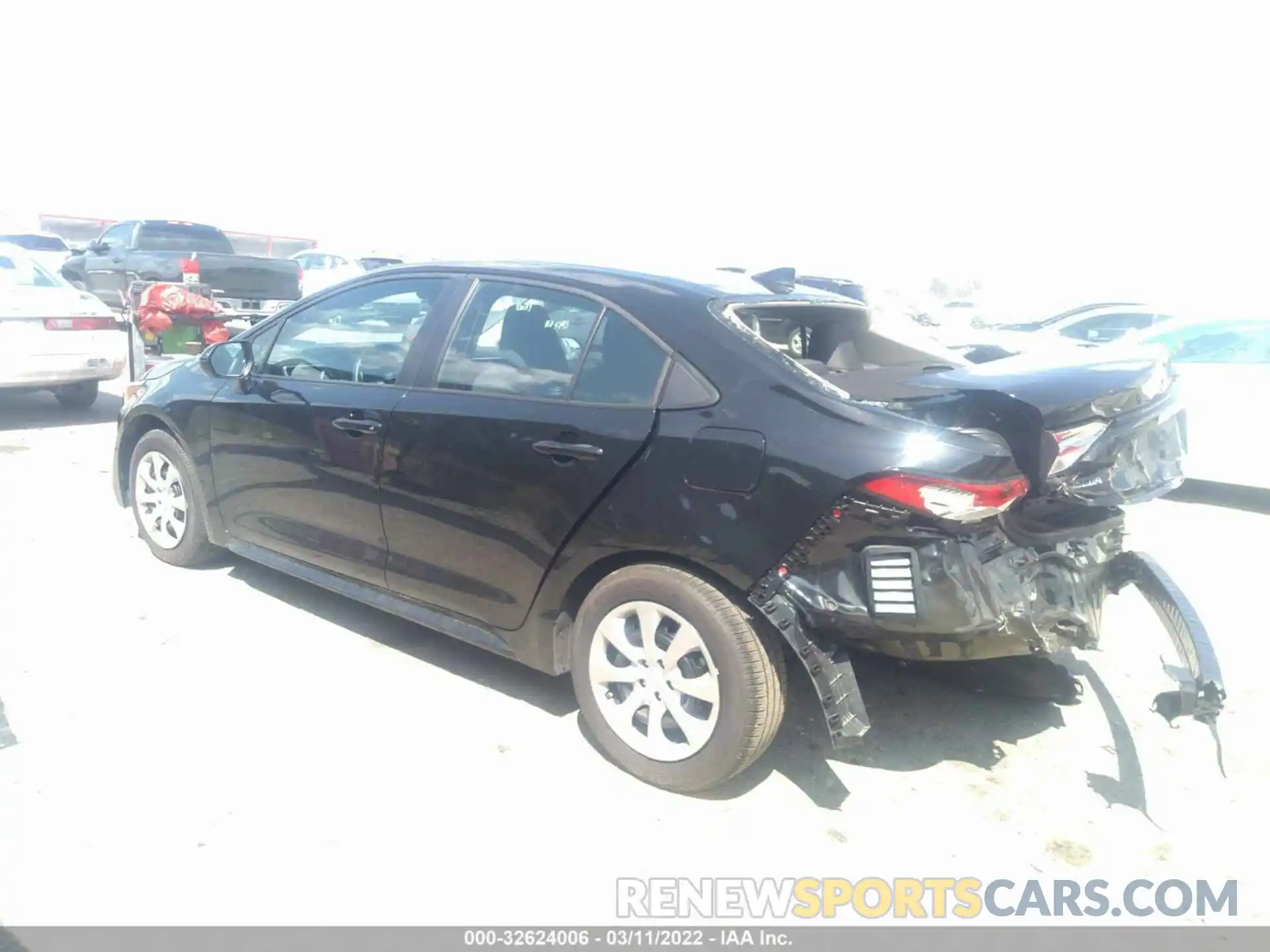 3 Photograph of a damaged car 5YFEPMAEXNP289582 TOYOTA COROLLA 2022