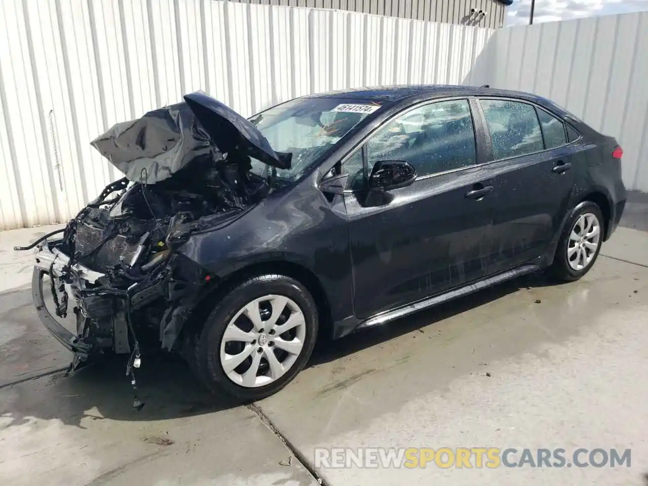 1 Photograph of a damaged car 5YFEPMAEXNP289596 TOYOTA COROLLA 2022