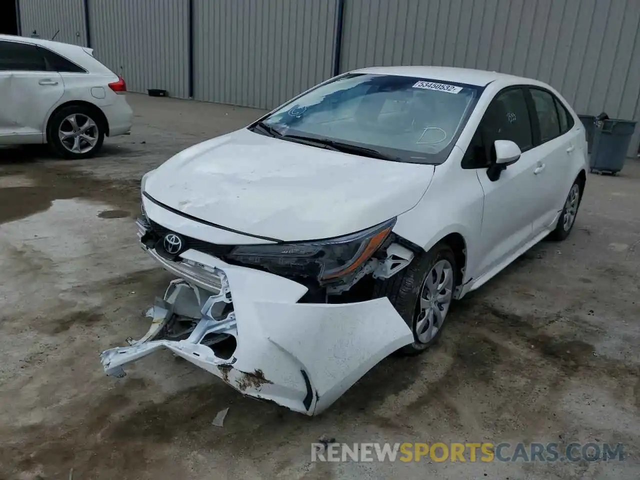 2 Photograph of a damaged car 5YFEPMAEXNP293664 TOYOTA COROLLA 2022