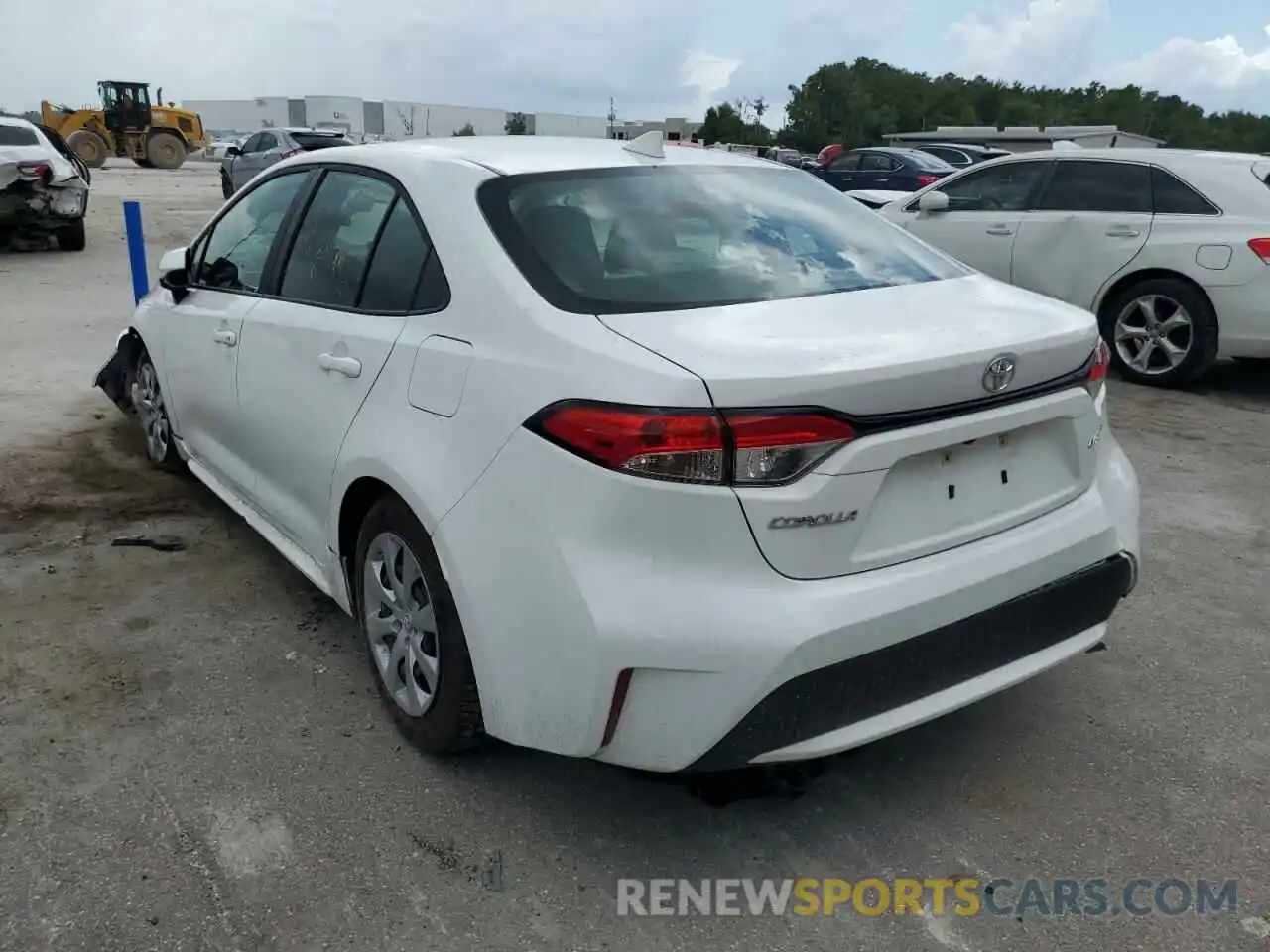 3 Photograph of a damaged car 5YFEPMAEXNP293664 TOYOTA COROLLA 2022