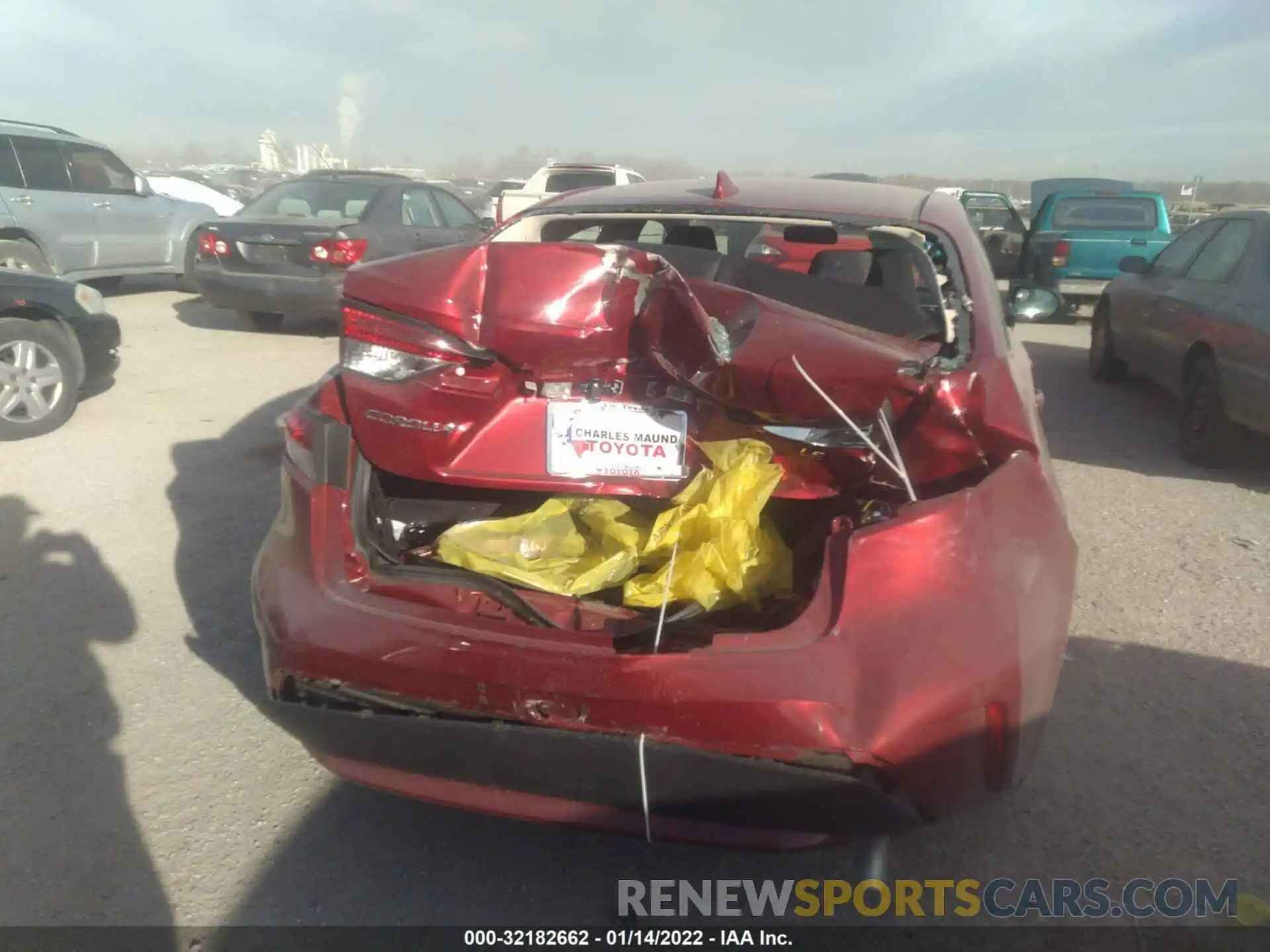 6 Photograph of a damaged car 5YFEPMAEXNP297357 TOYOTA COROLLA 2022