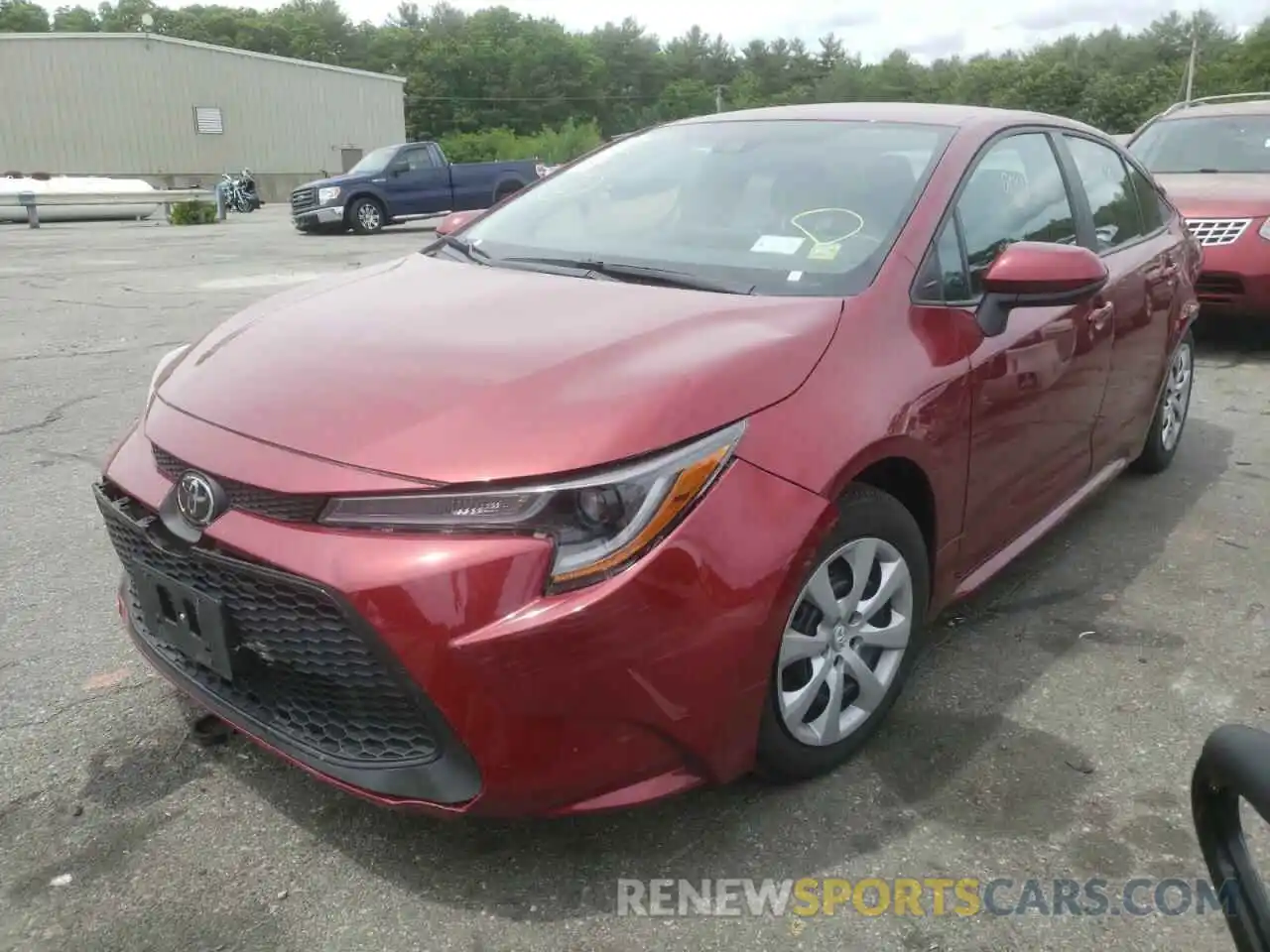 2 Photograph of a damaged car 5YFEPMAEXNP298556 TOYOTA COROLLA 2022