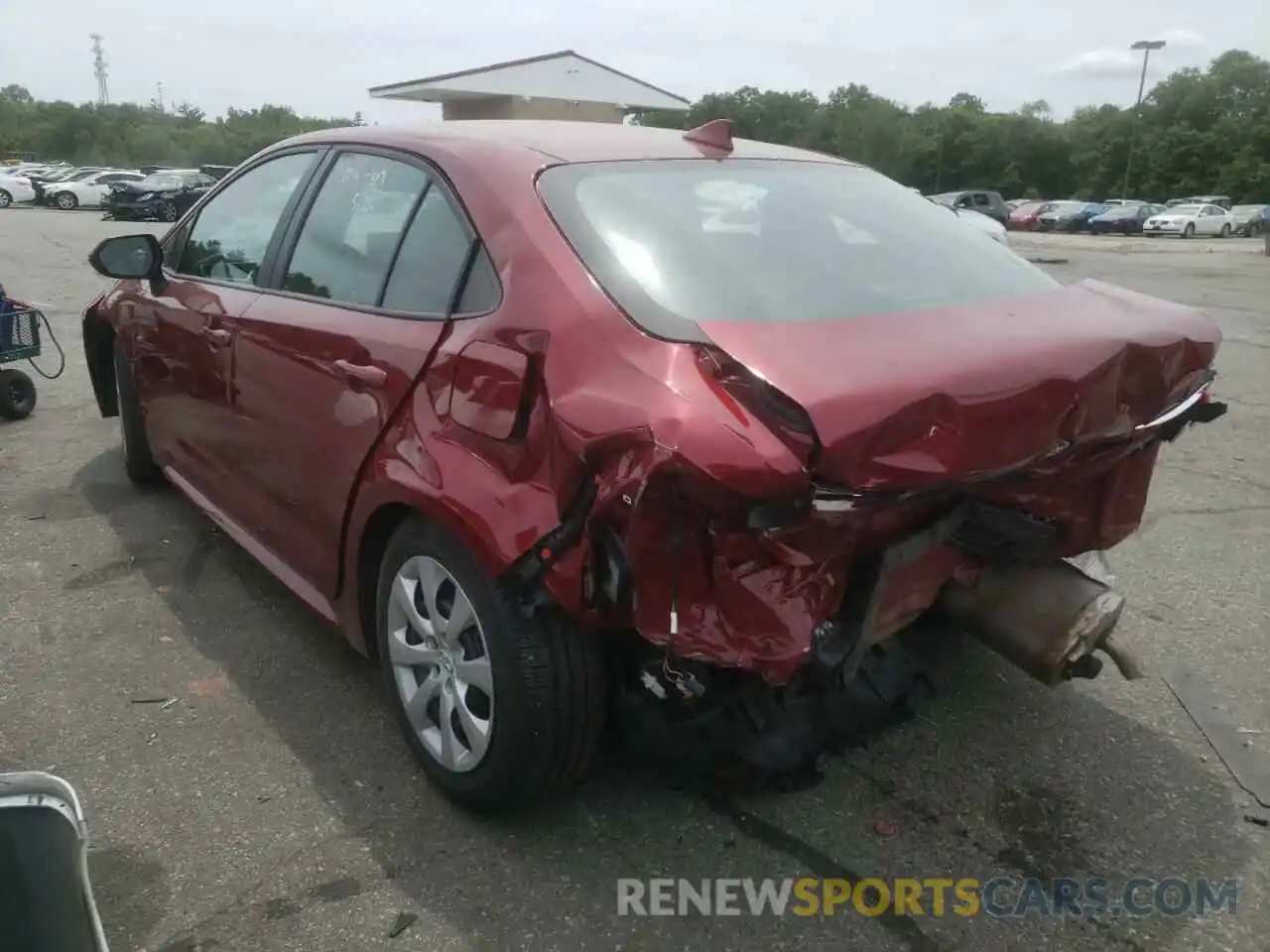 3 Photograph of a damaged car 5YFEPMAEXNP298556 TOYOTA COROLLA 2022