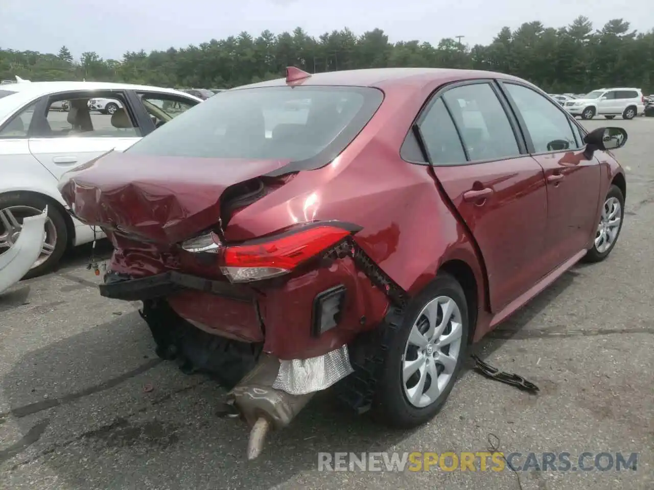 4 Photograph of a damaged car 5YFEPMAEXNP298556 TOYOTA COROLLA 2022