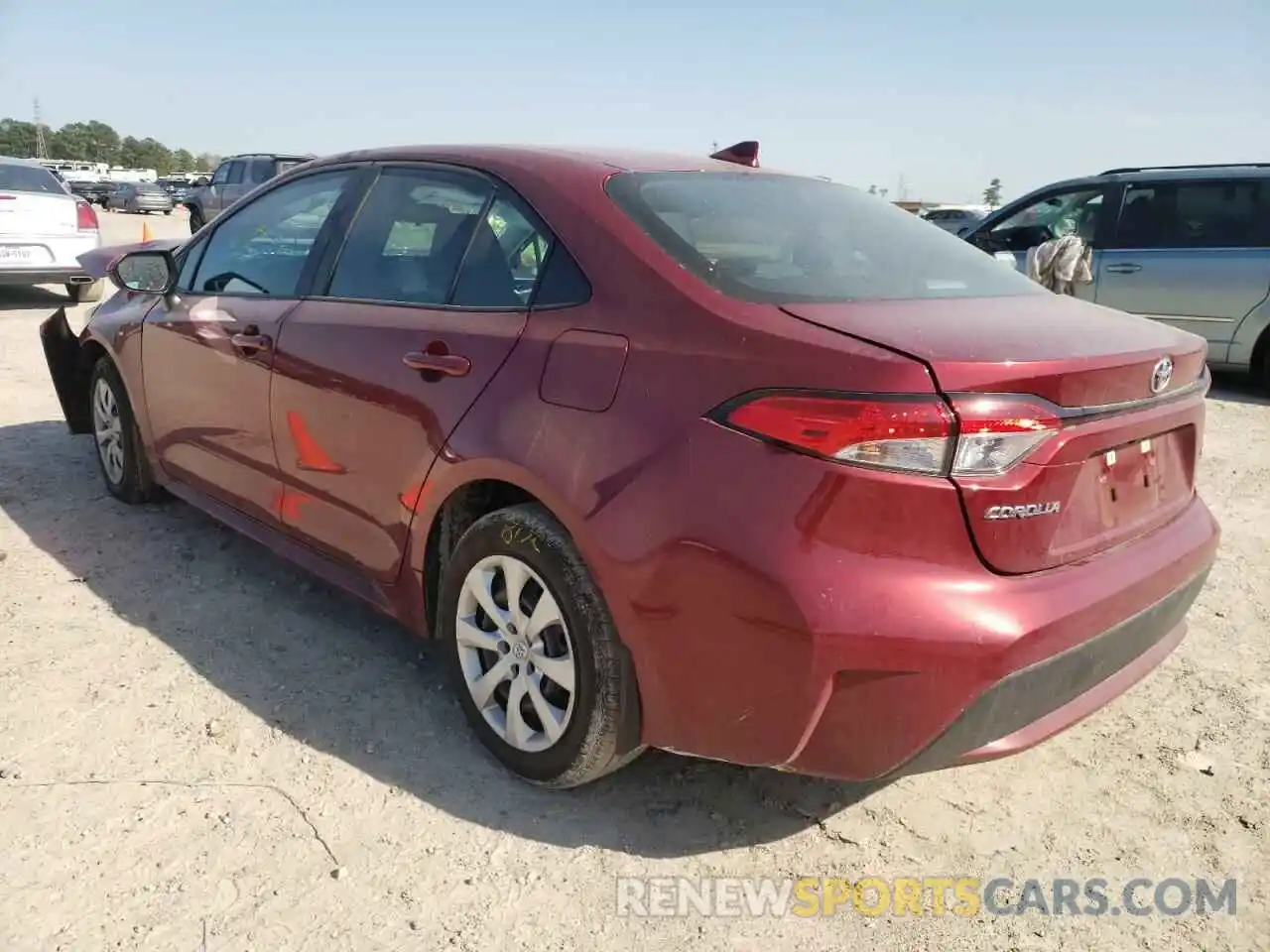 3 Photograph of a damaged car 5YFEPMAEXNP299822 TOYOTA COROLLA 2022