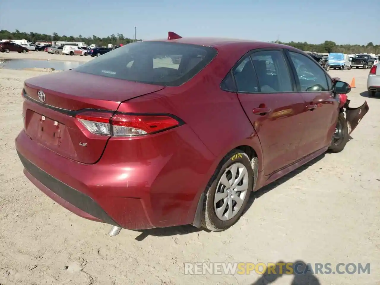 4 Photograph of a damaged car 5YFEPMAEXNP299822 TOYOTA COROLLA 2022