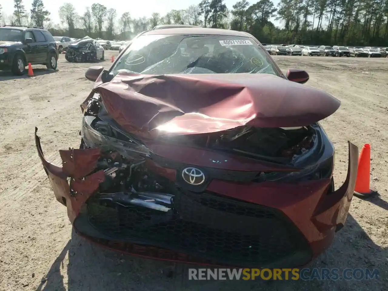 9 Photograph of a damaged car 5YFEPMAEXNP299822 TOYOTA COROLLA 2022