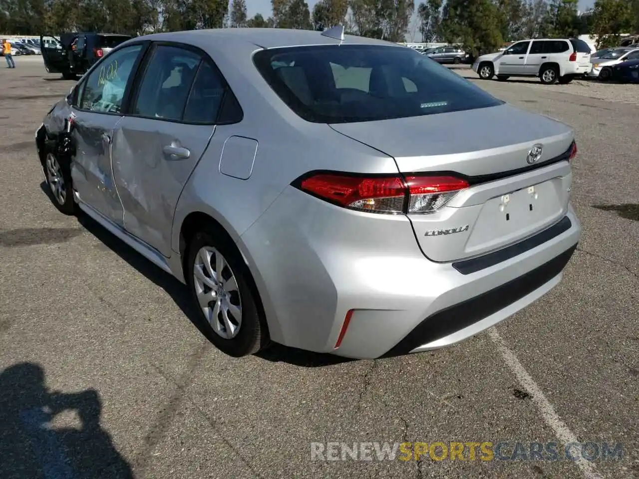 3 Photograph of a damaged car 5YFEPMAEXNP300449 TOYOTA COROLLA 2022