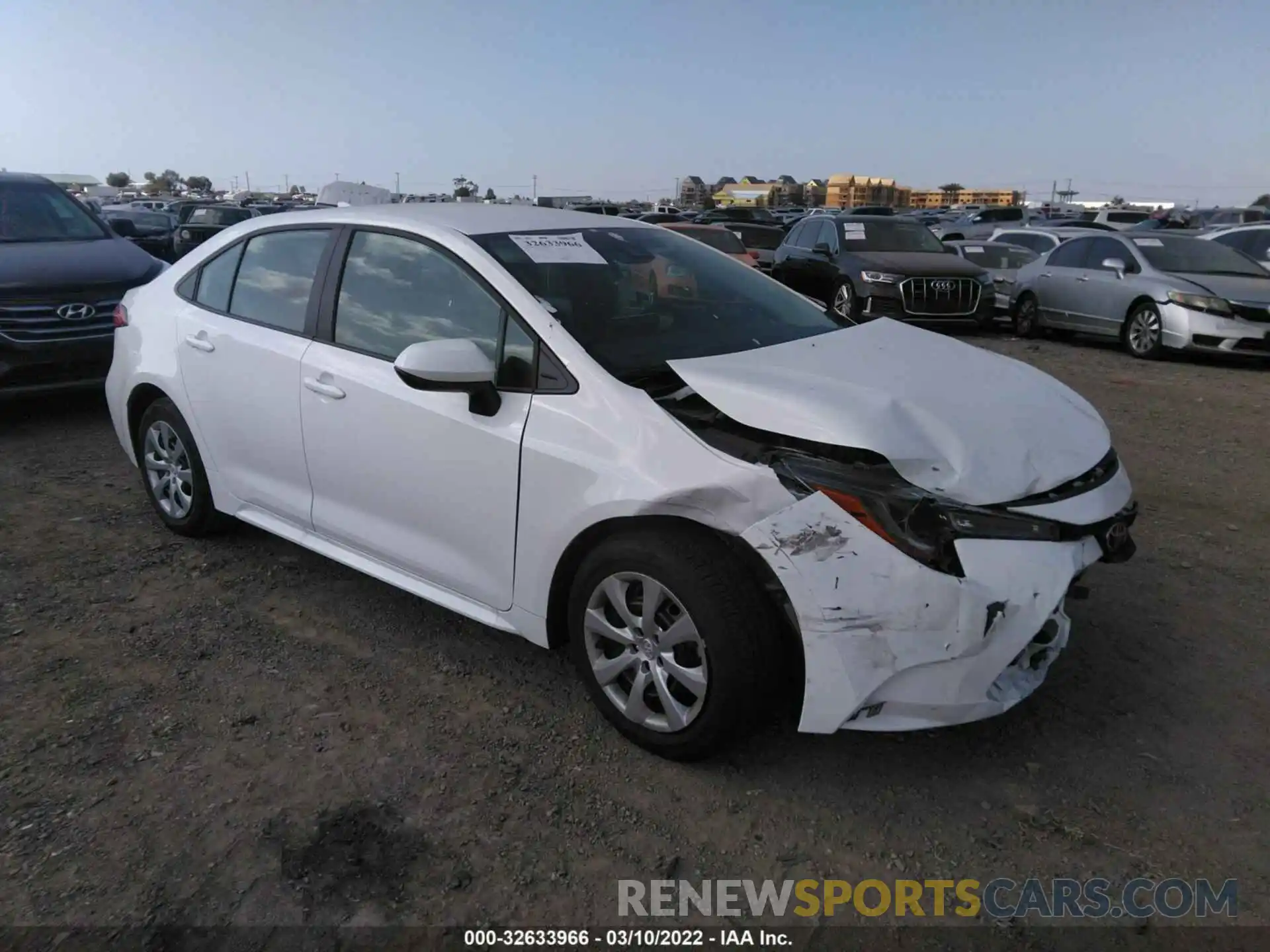 1 Photograph of a damaged car 5YFEPMAEXNP300788 TOYOTA COROLLA 2022