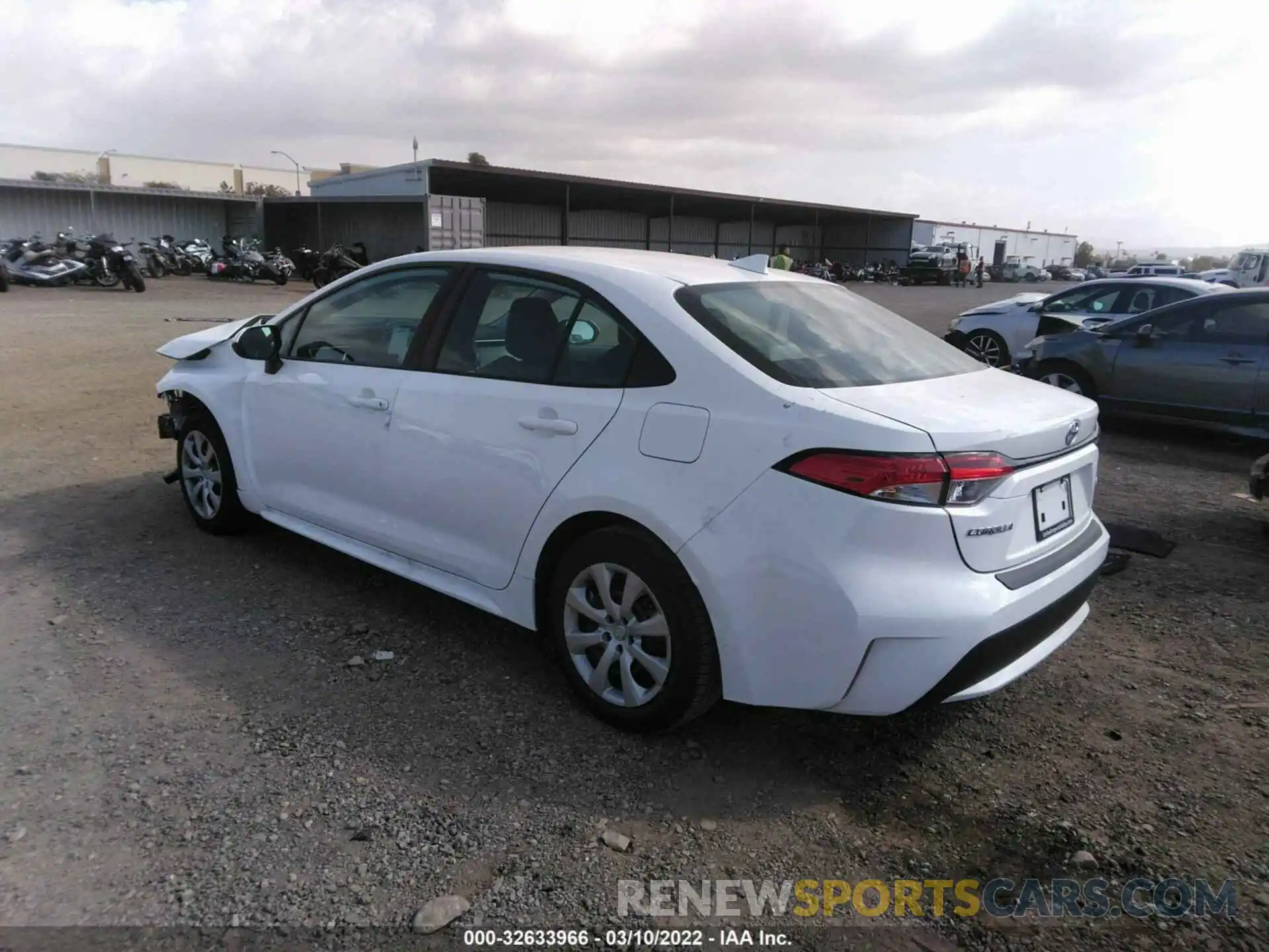 3 Photograph of a damaged car 5YFEPMAEXNP300788 TOYOTA COROLLA 2022