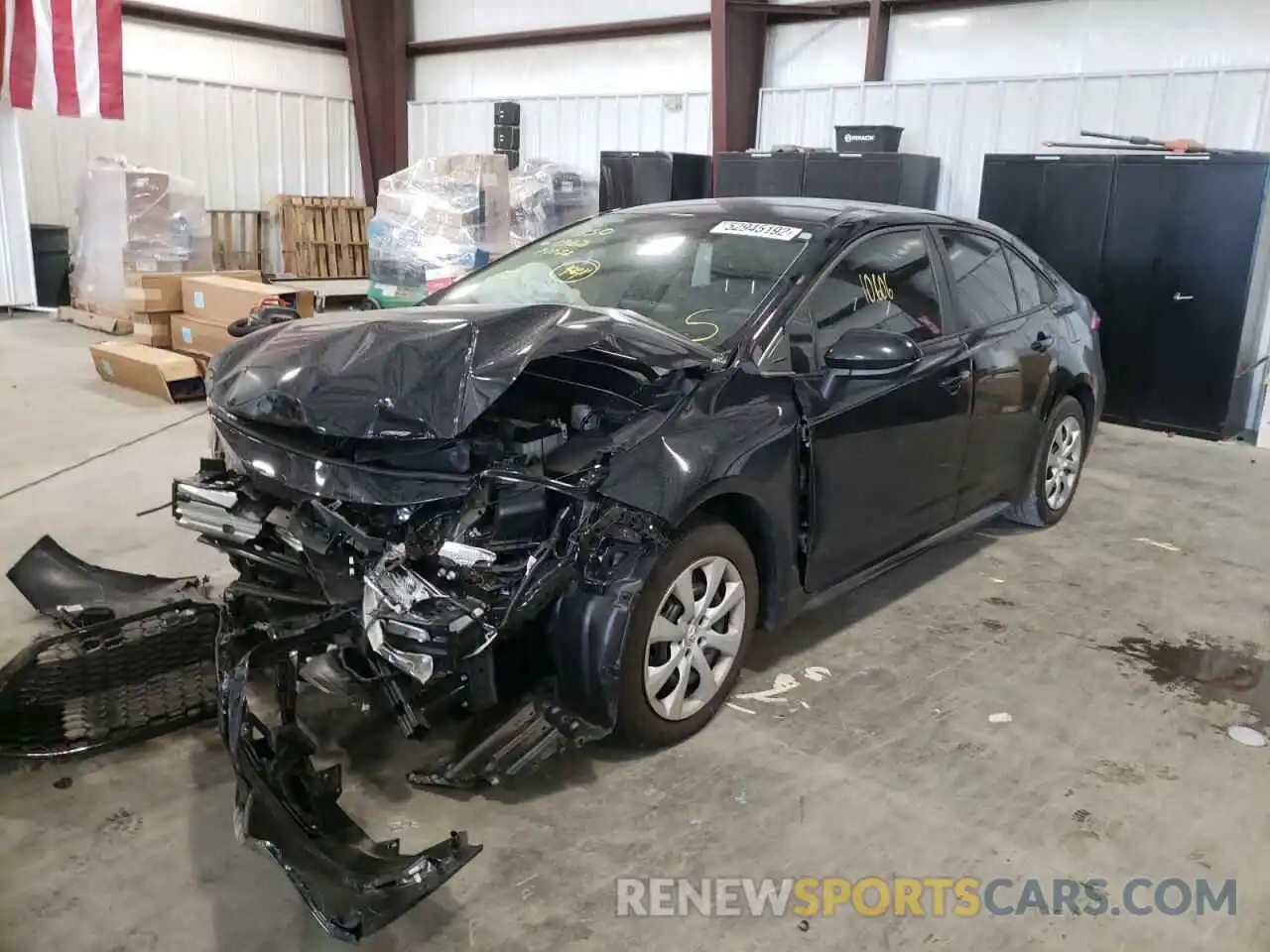 2 Photograph of a damaged car 5YFEPMAEXNP311368 TOYOTA COROLLA 2022