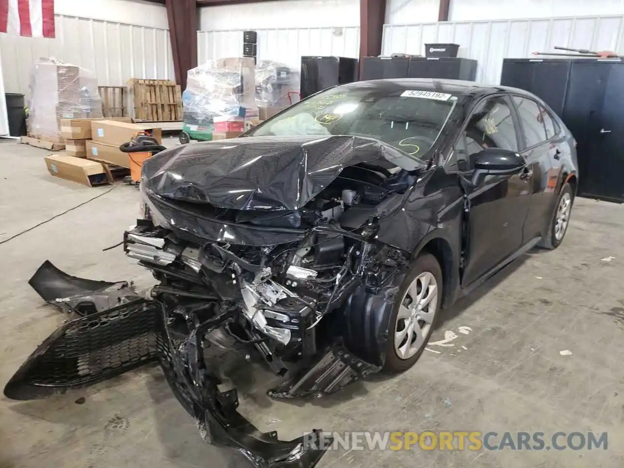 9 Photograph of a damaged car 5YFEPMAEXNP311368 TOYOTA COROLLA 2022